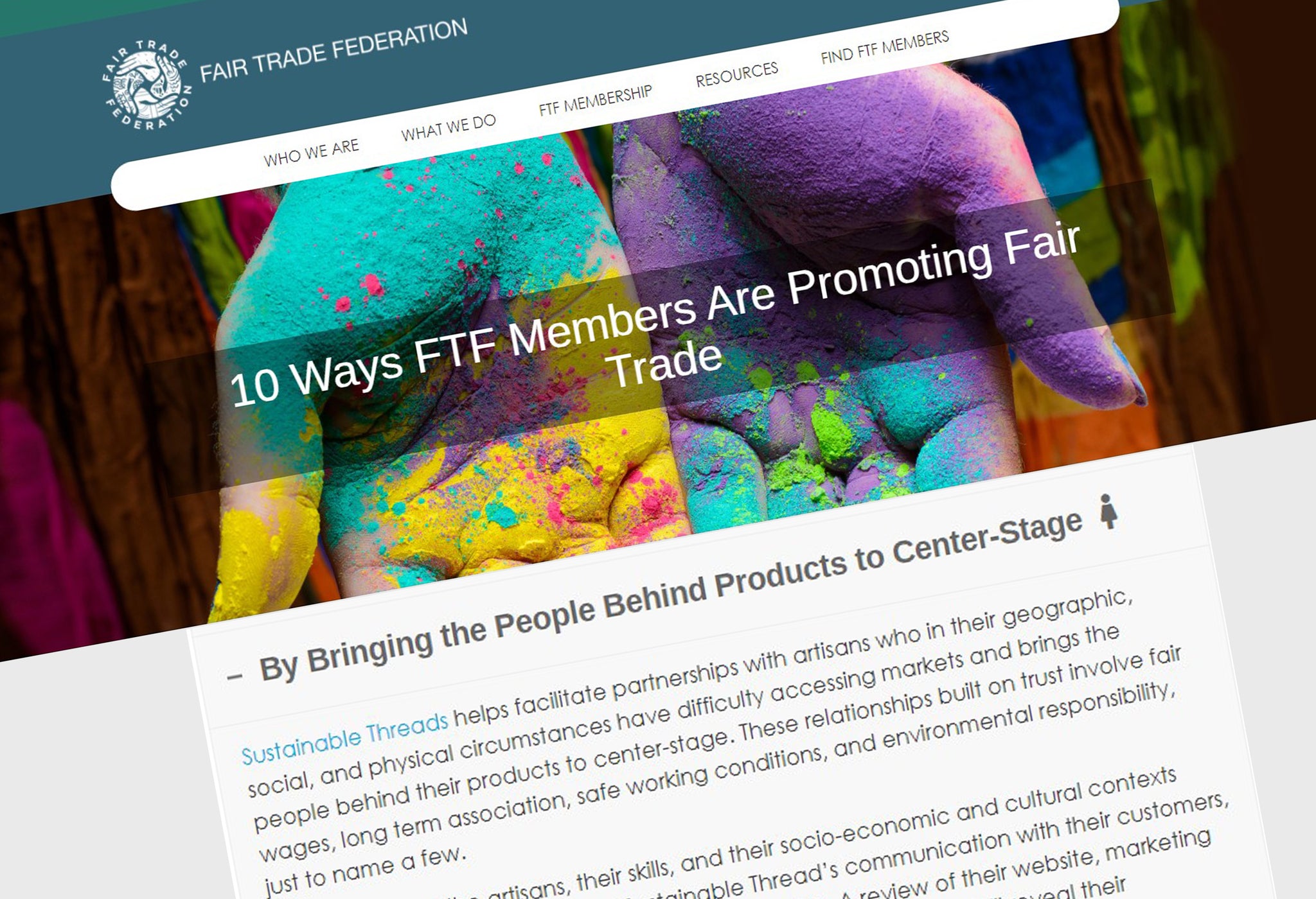 10 Ways FTF Members Are Promoting Fair Trade