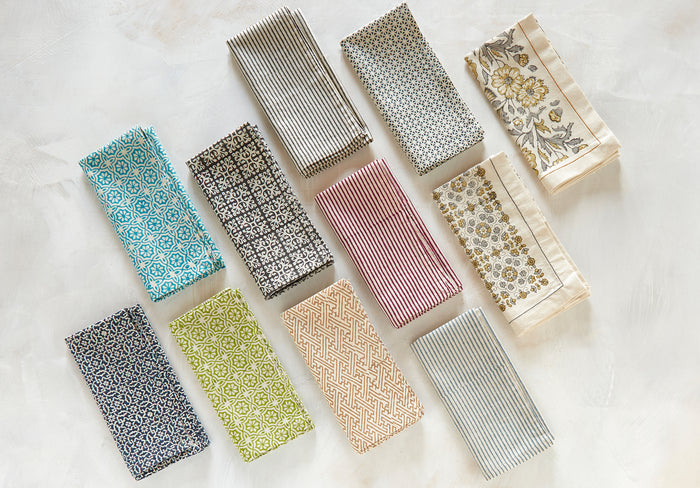 Domino Magazine article features block printin