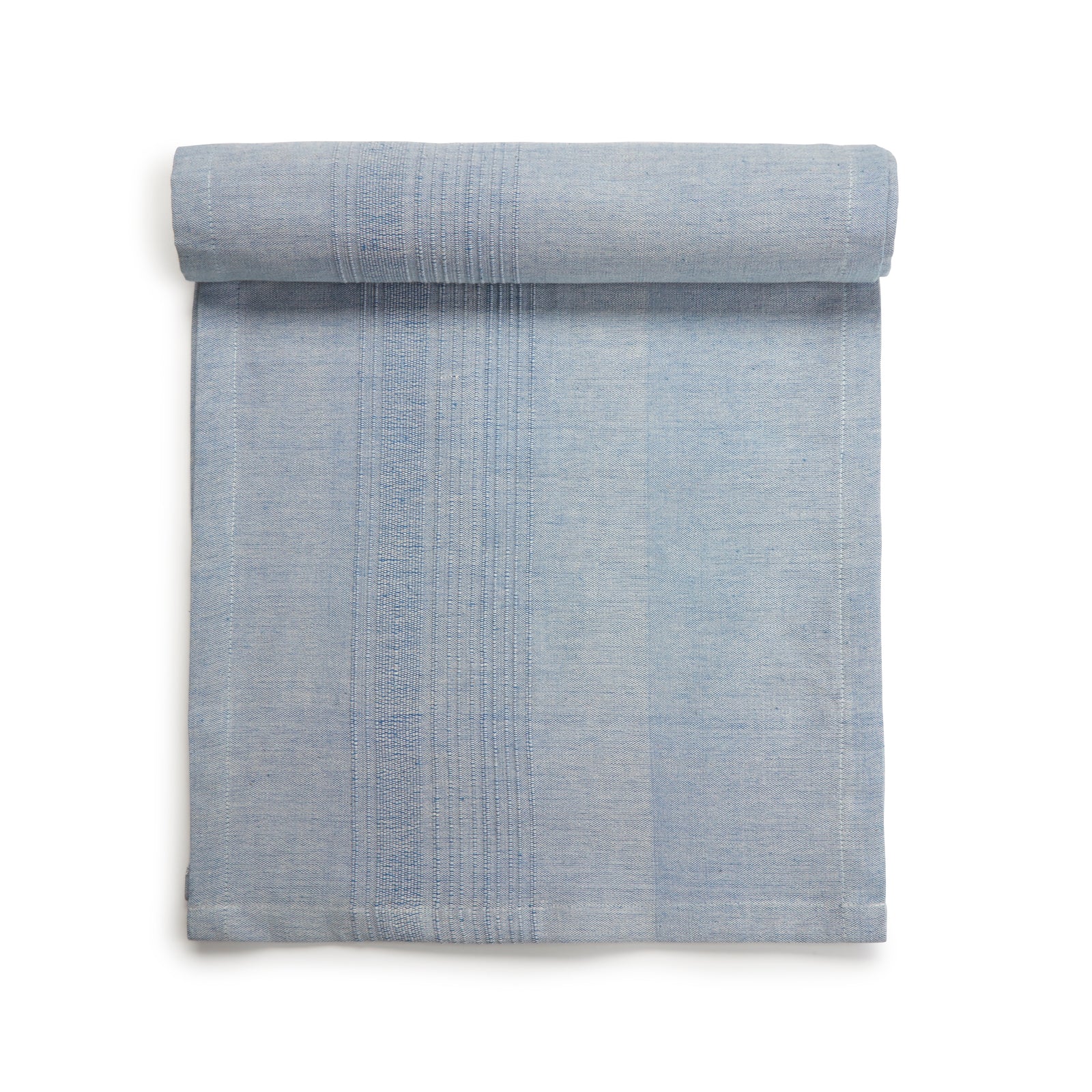 Handwoven Cotton Table Runner | Foundation | Juniper Berry