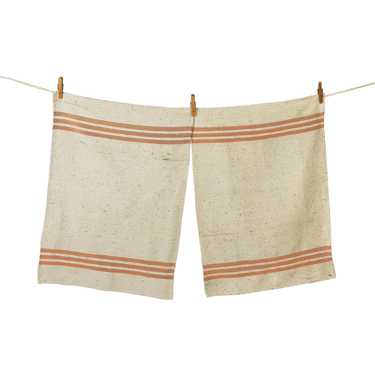 Cotton Kitchen Towels | Handwoven | Direction  | Copper