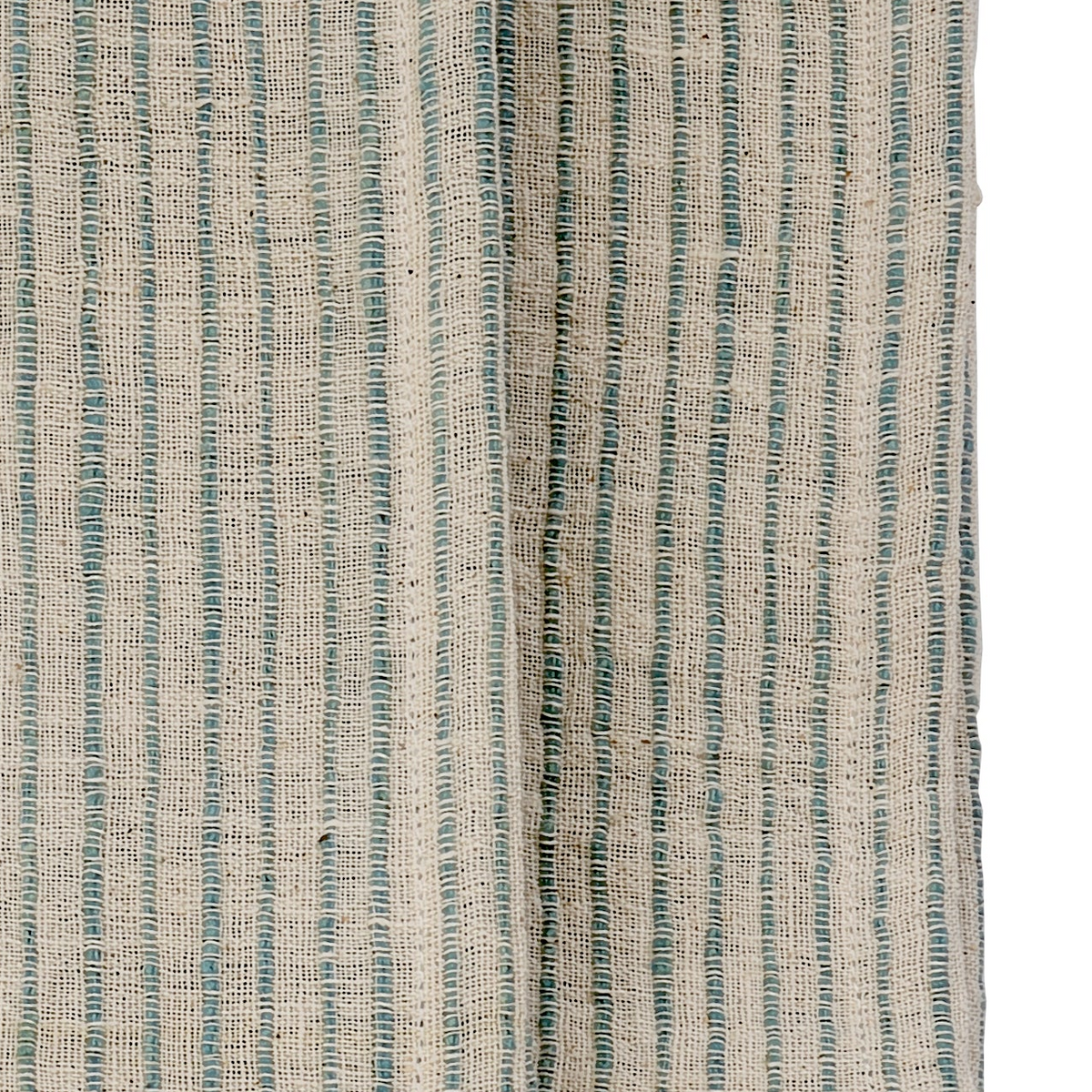 Handwoven Organic Cotton Napkins, Set of 2 | 20" × 20" | On Track Green
