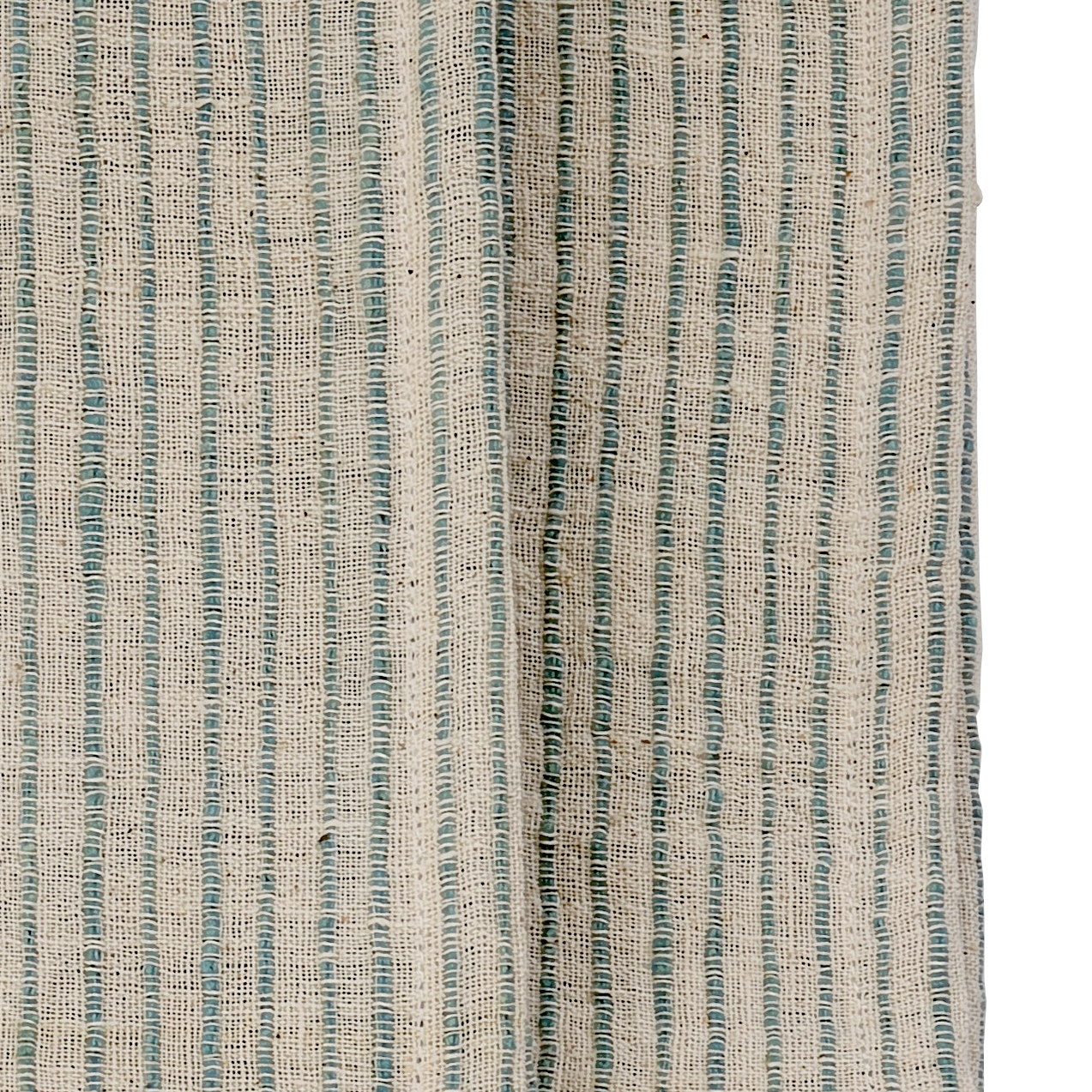 Handwoven Organic Cotton Napkins, Set of 2 | 20" × 20" | On Track Green