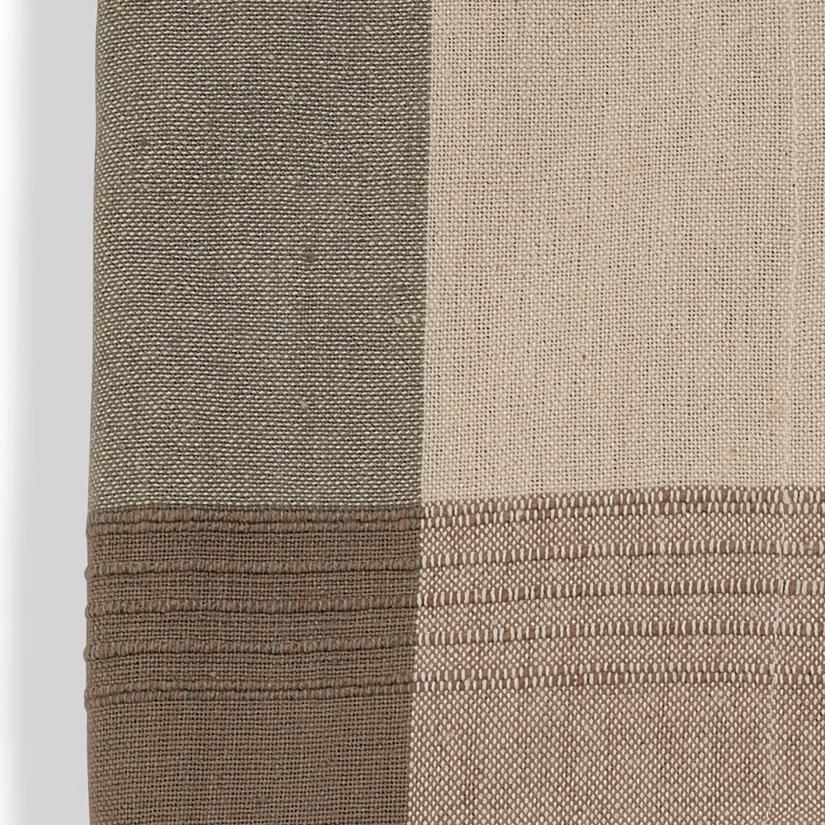 Handwoven Cotton Napkins, Set of 2 | 20" × 20" | Moonstone