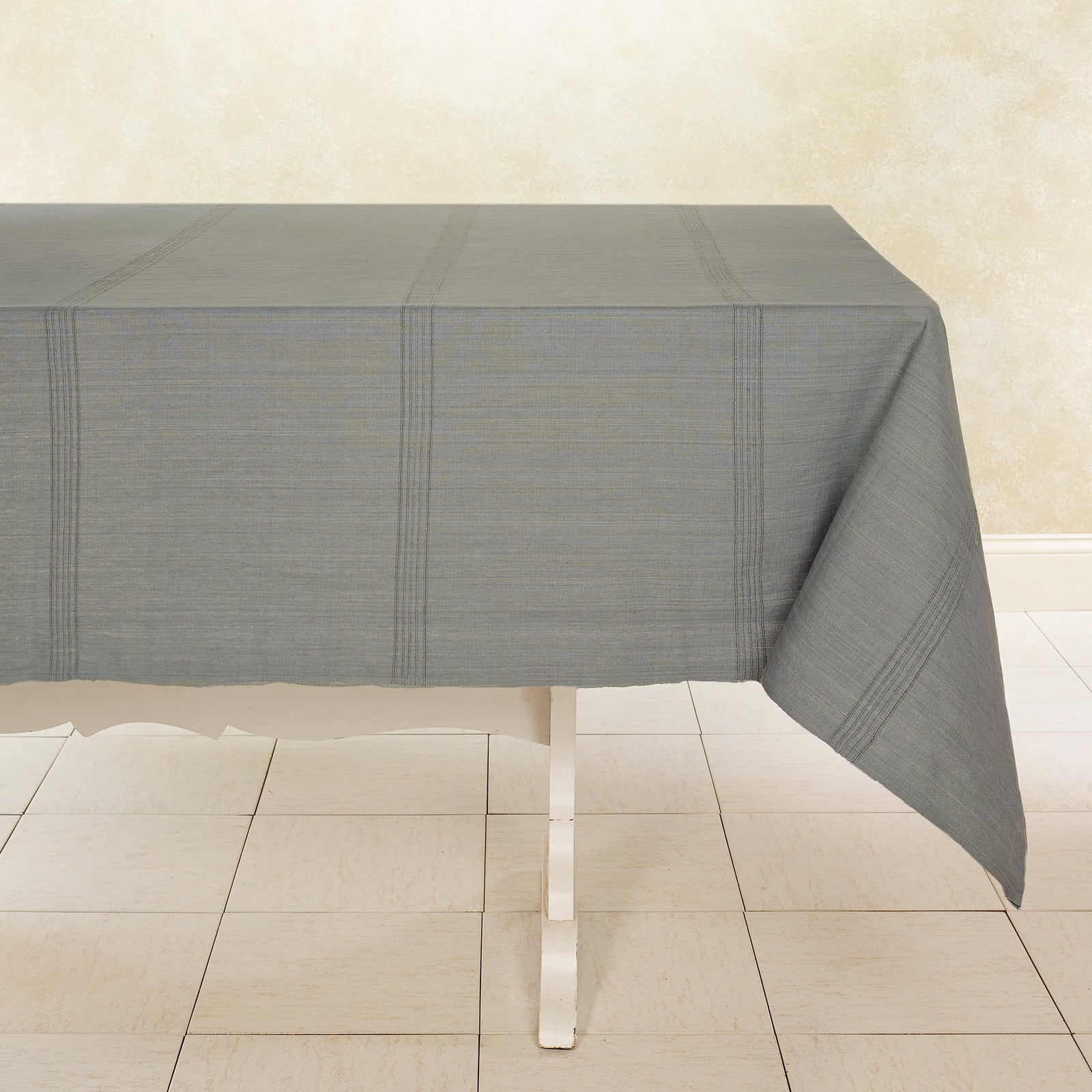 Handwoven Kora Cotton Tablecloths | Foundation | Mushroom