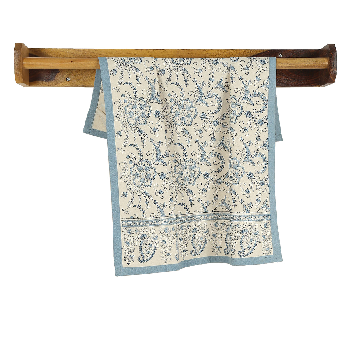 Cotton Kitchen Towel | Hand Block Printed | Ivy  | River