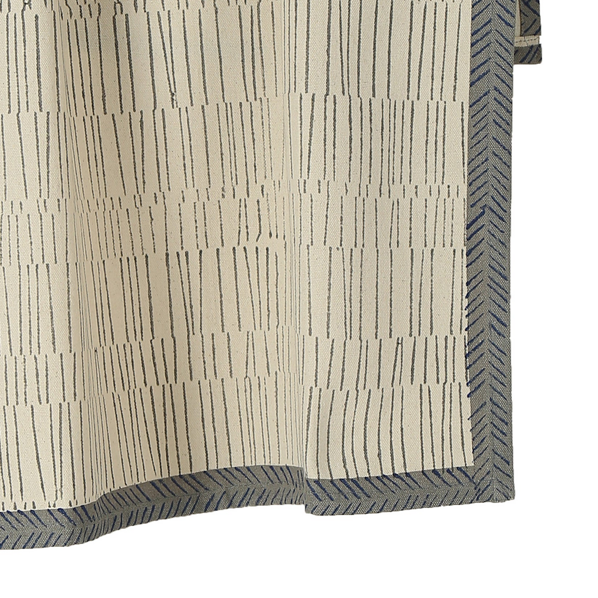 Cotton Kitchen Towel | Hand Block Printed | Tea Break - Bagel