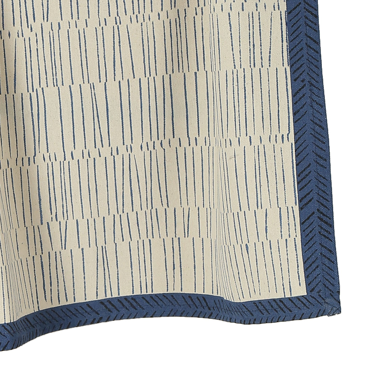 Cotton Kitchen Towel | Hand Block Printed | Tea Break - Croissant
