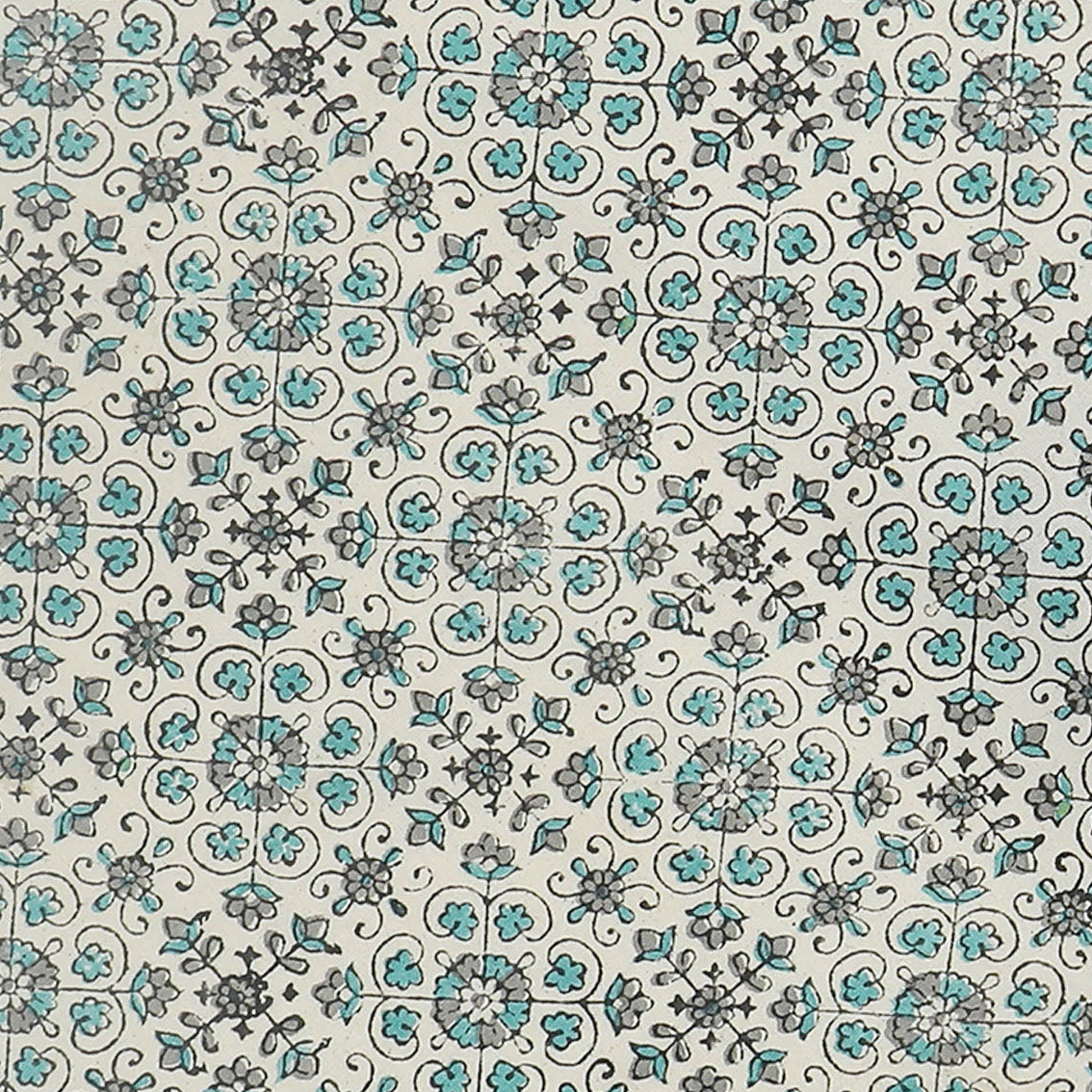 Hand Block Printed Cotton Napkins, Set of 4 | 16″×16″ | Lily Reverie