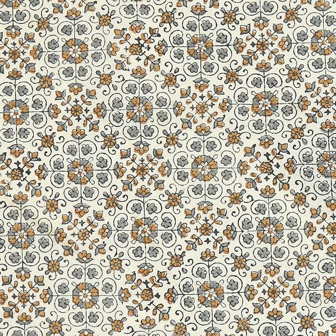 Hand Block Printed Cotton Napkins, Set of 4 | 18" × 18" | Lily Sienna