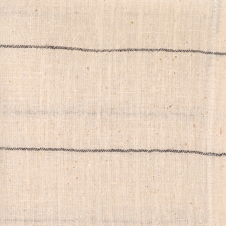 Handwoven Organic Cotton Napkins, Set of 2 | 20" × 20" | Believe Black