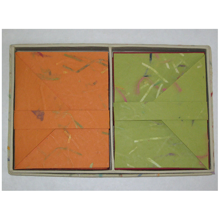 Tree-Free Recycled Cotton Paper Notecards | Hand Screen Printed | Different Strokes