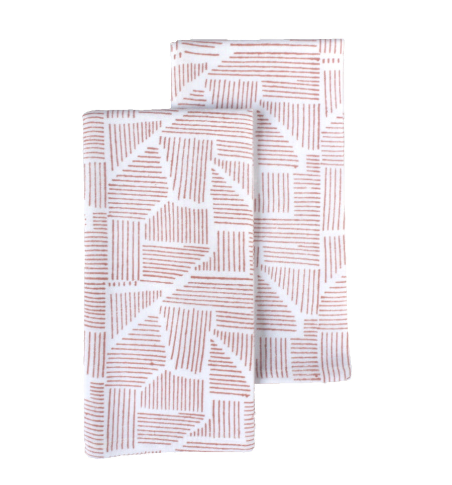 GEOMETRIC ROSE Napkin (set of 2)