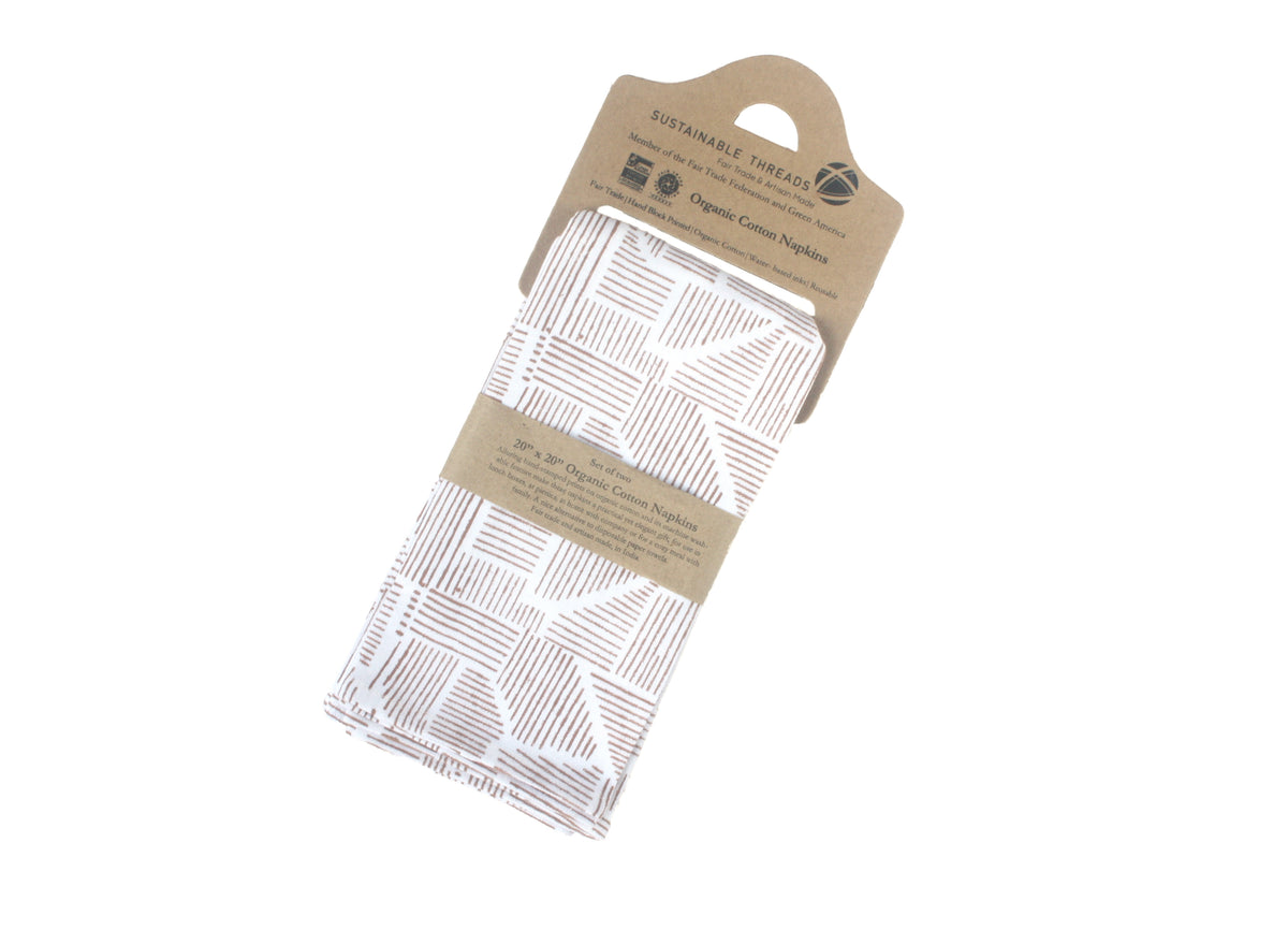 GEOMETRIC BRONZE Napkin (set of 2)