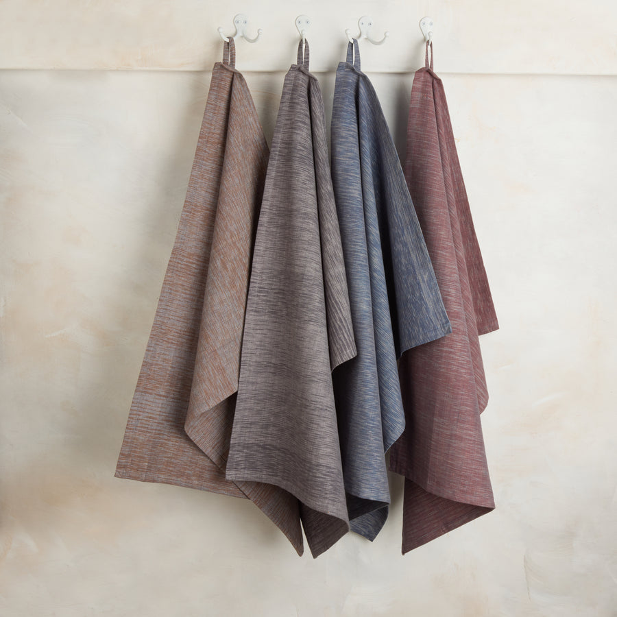 Organic Cotton Kitchen Towel | Handwoven Ikat | Timeless