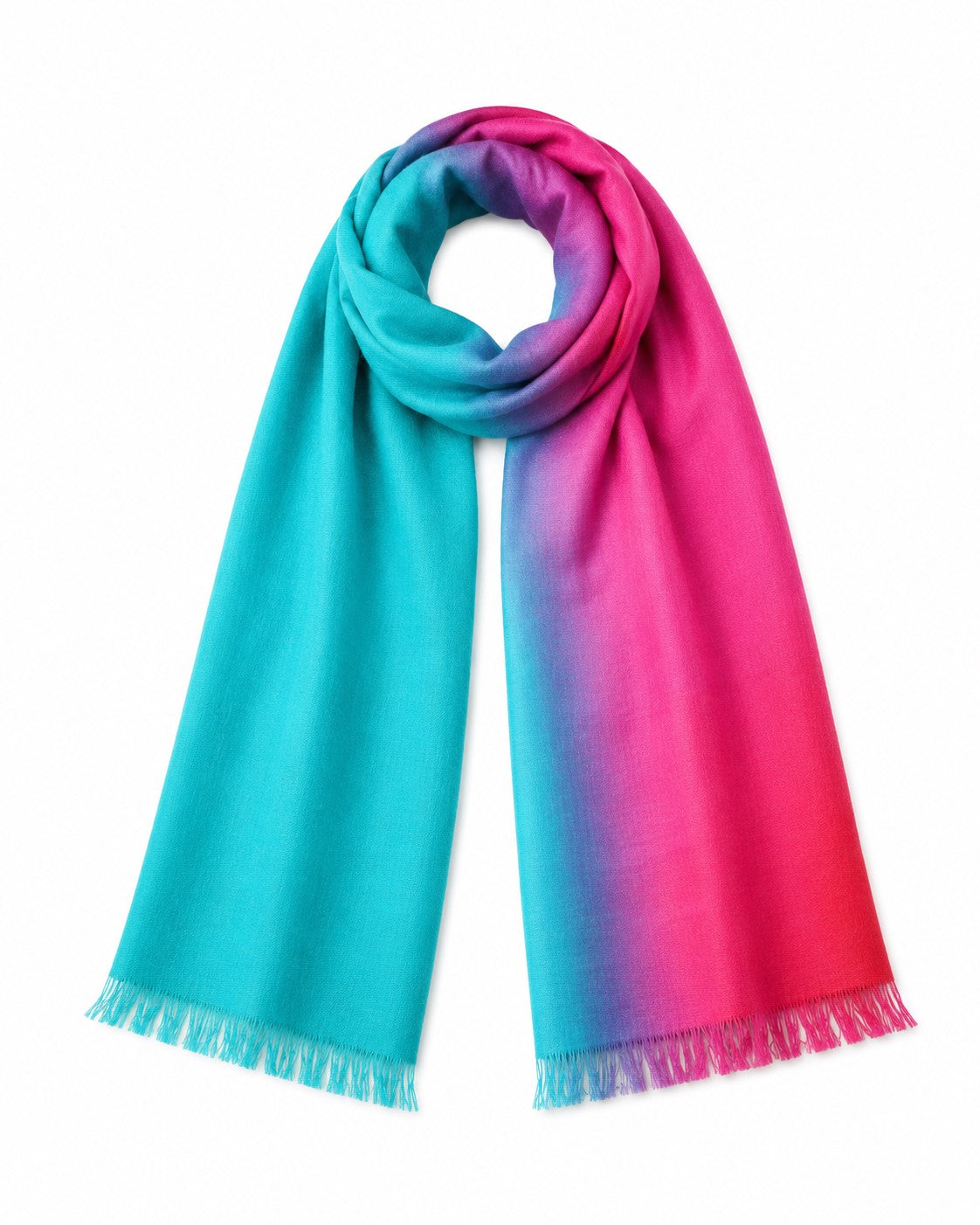 Handwoven Dip-Dyed Silk Scarves | Cruelty-Free Silk | Jewel