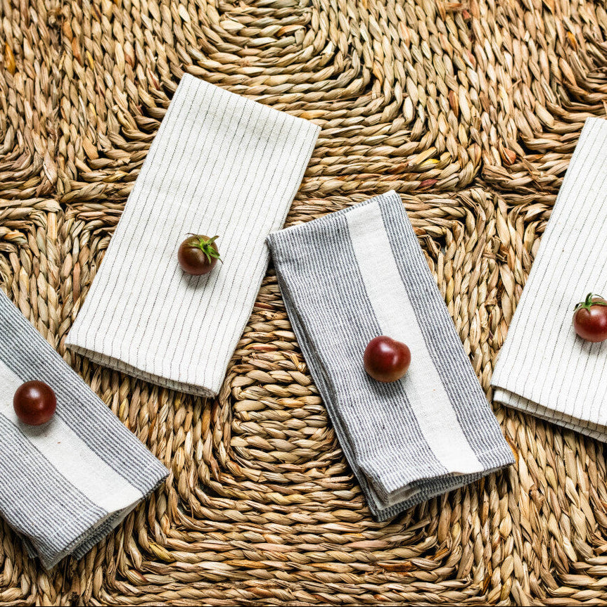 JOURNEY - BLACK Napkin (set of 4)