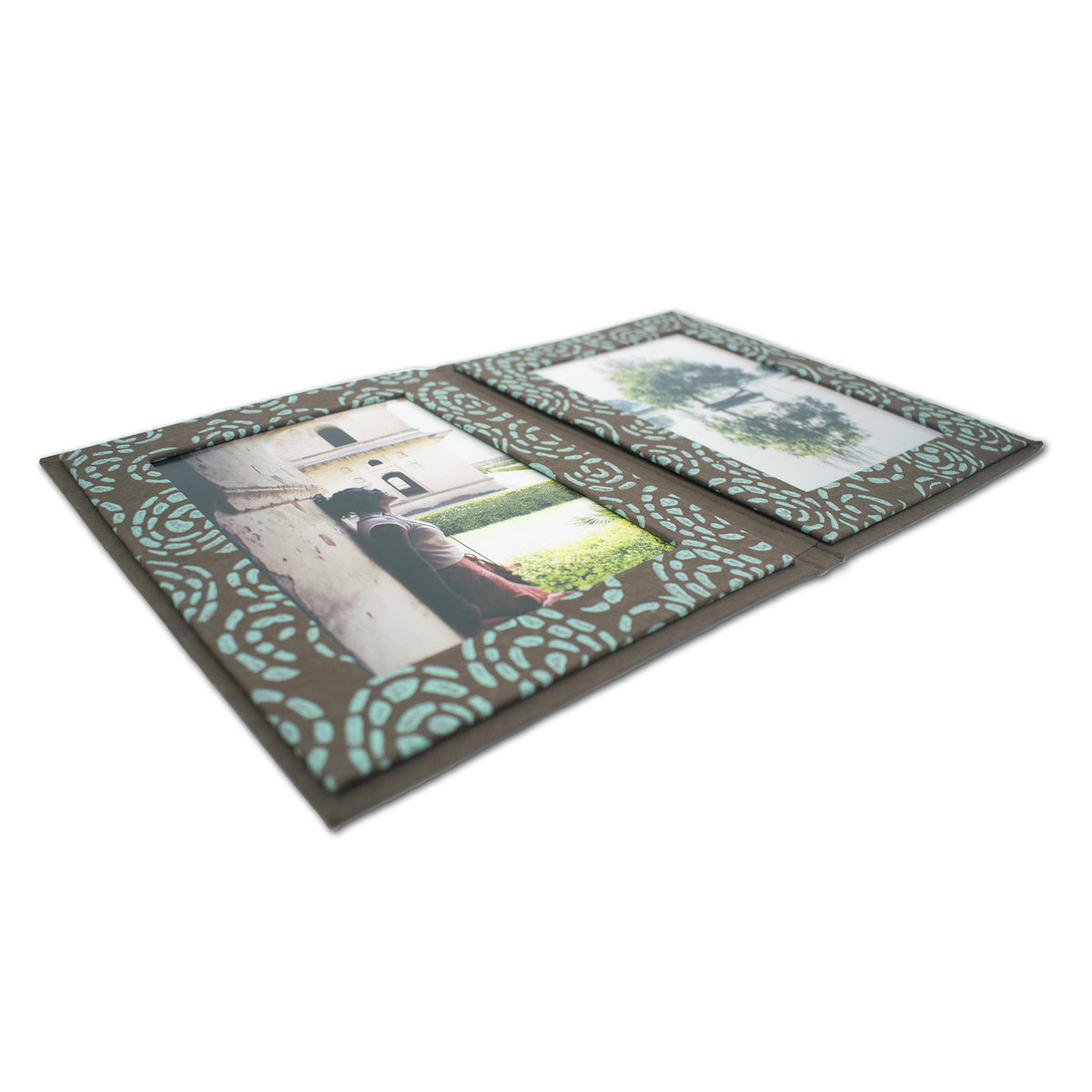 Fair Trade Tree-Free Photo Frames | Handmade Recycled Cotton Paper 5x7 Frames | In Bloom