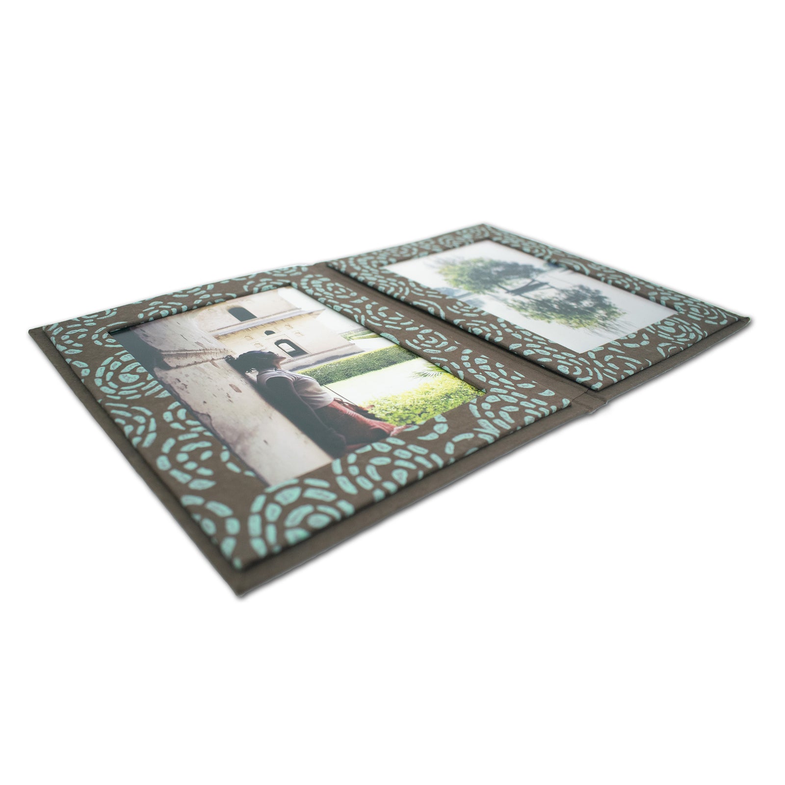 Fair Trade Tree-Free Photo Frames | Handmade Recycled Cotton Paper 5x7 Frames | In Bloom