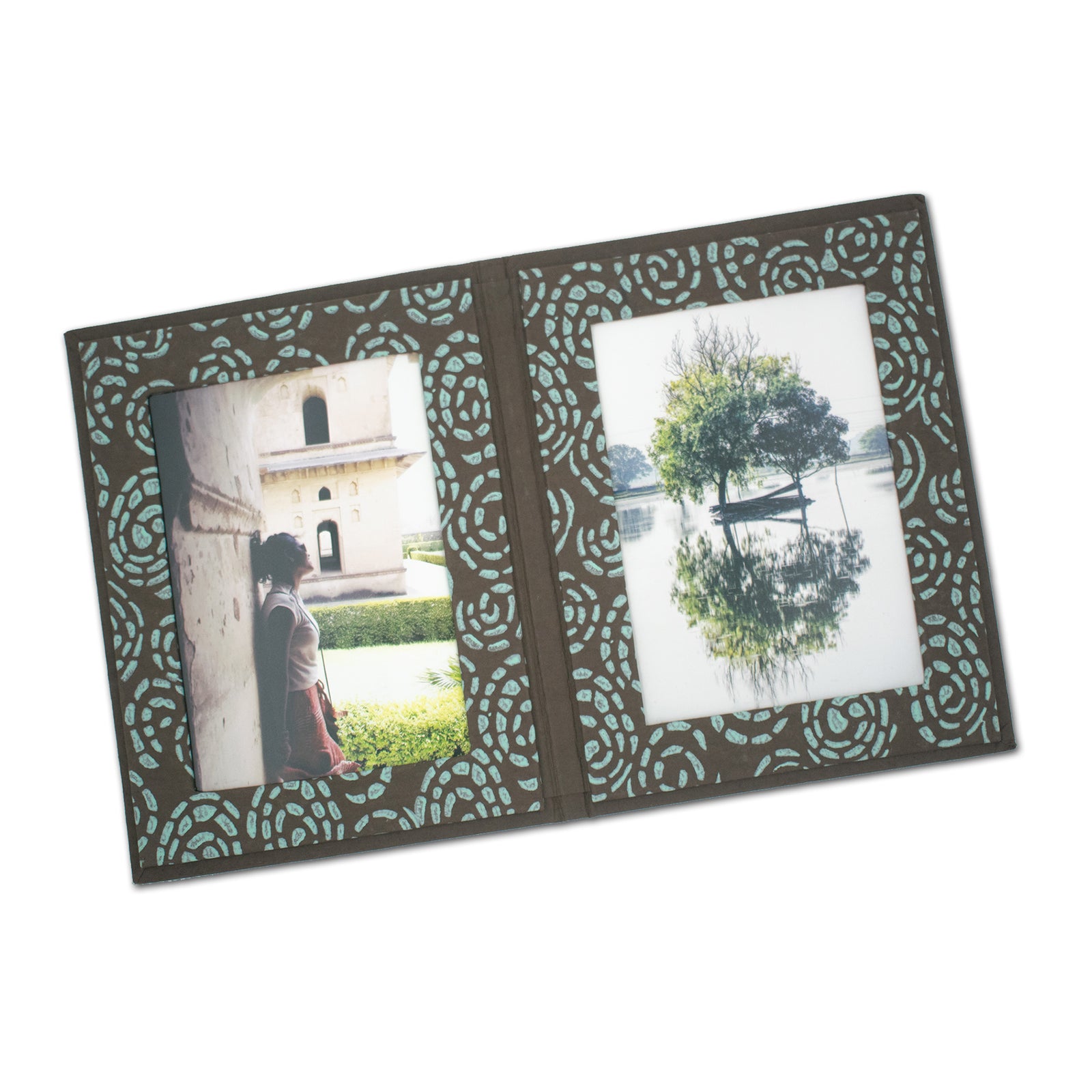 Fair Trade Tree-Free Photo Frames | Handmade Recycled Cotton Paper 5x7 Frames | In Bloom