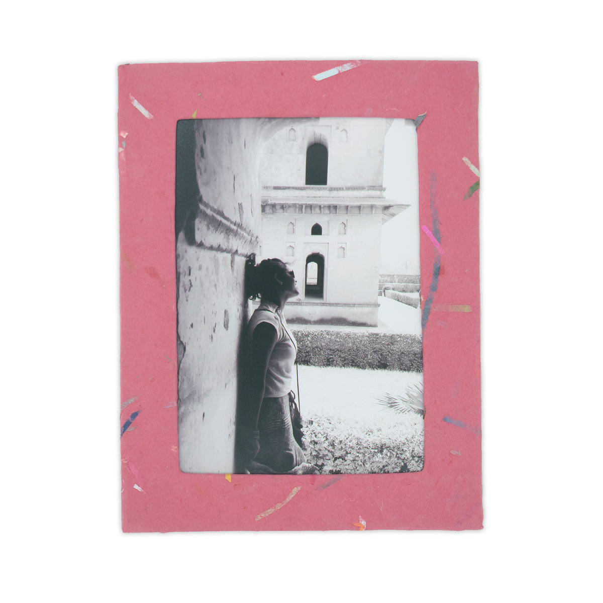ORGANIC Handmade Single Photo Frames made from Upcycled Tree-free Paper (Set of 5)