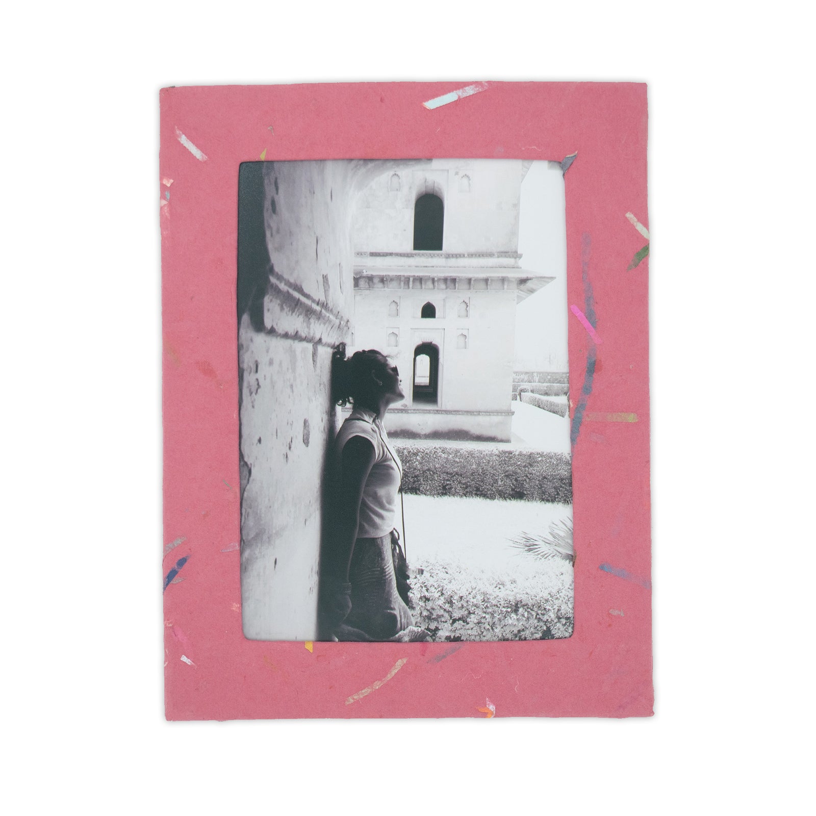 ORGANIC Handmade Single Photo Frames made from Upcycled Tree-free Paper (Set of 5)
