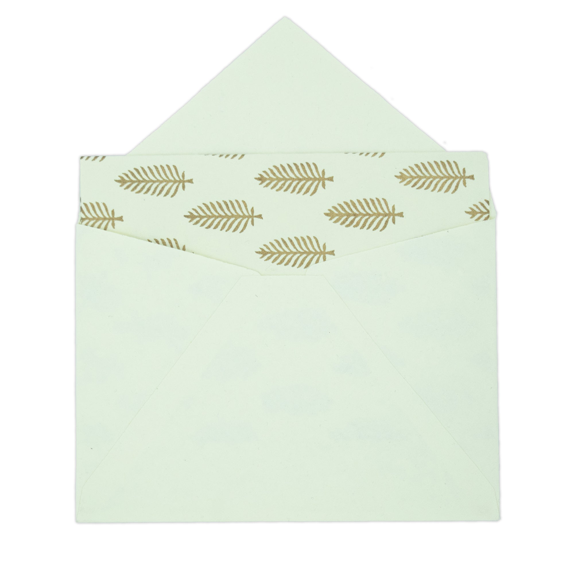 GOLDEN LEAF Handmade Photo Note Cards made from Upcycled Tree-free Paper (Set of 8 cards)