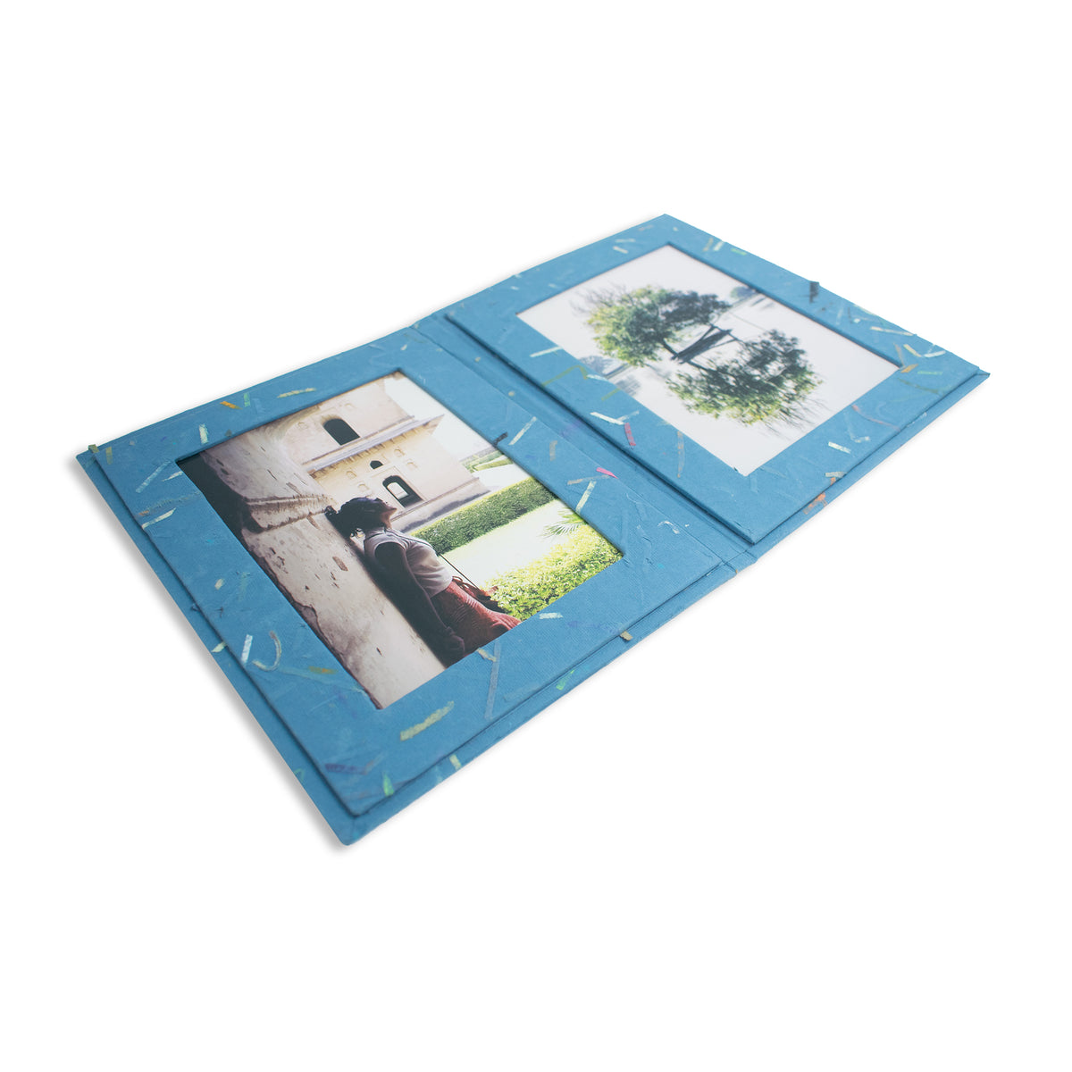 Fair Trade Tree-Free Photo Frames | Handmade Recycled Cotton Paper 5x7 Frames | Different Strokes