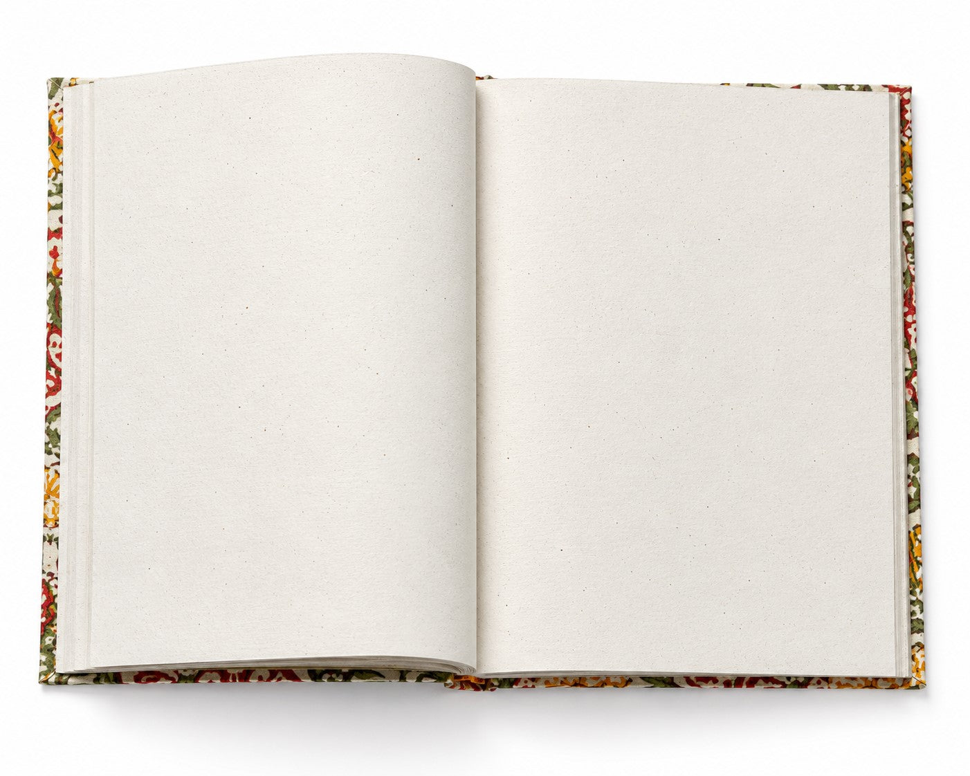 Tree-Free Recycled Cotton Paper Journals | Hand Screen Printed | Paisley