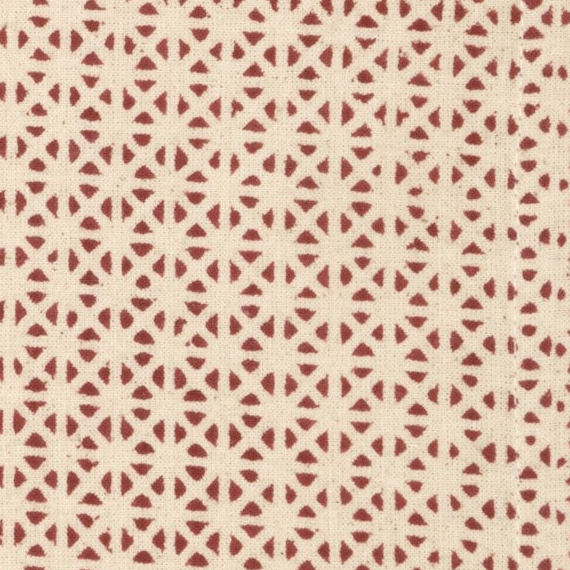 Hand Block Printed Cotton Napkins, Set of 4 | 18″×18″ | Axis | Red Robin