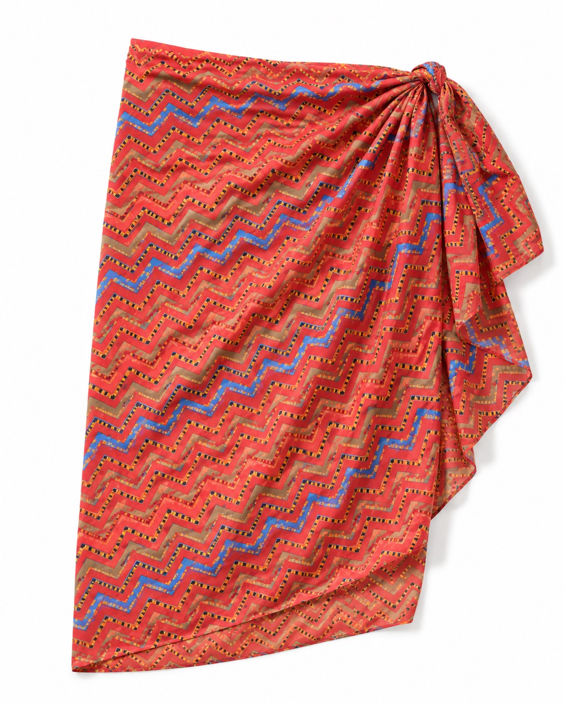 Hand Screen Printed Cotton Sarongs | Fair Trade Beach Wraps | Tequila Sunset
