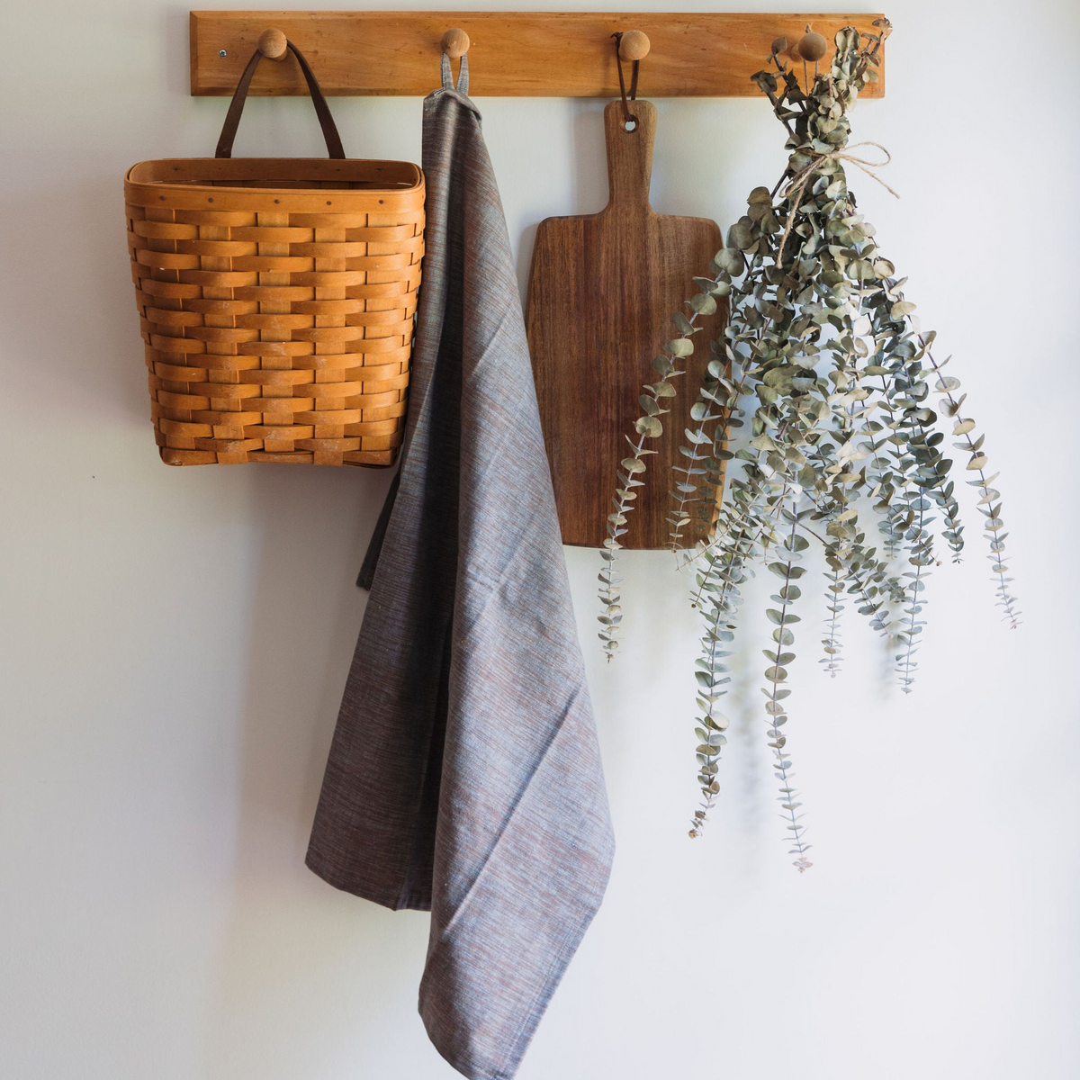 Organic Cotton Kitchen Towel | Handwoven Ikat |  Timeless | Nainital