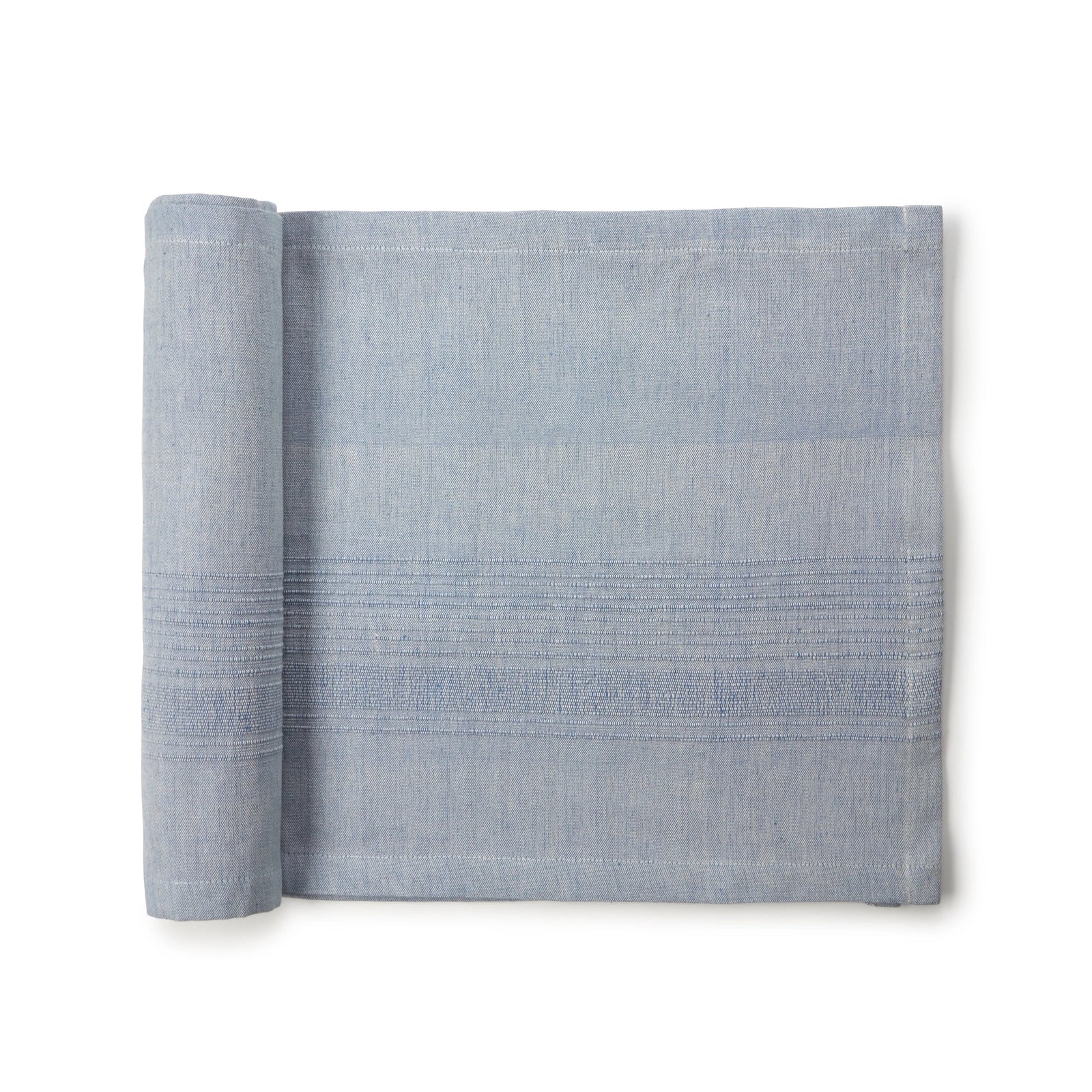 Handwoven Cotton Table Runner | Foundation | Juniper Berry