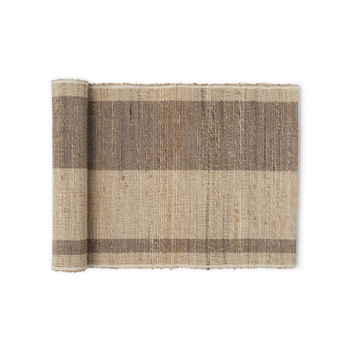 Banana Stem Fiber Table Runner | Handwoven | Biscotti Sea Salt