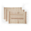 FRINGED BISCOTTI placemat (set of 4)