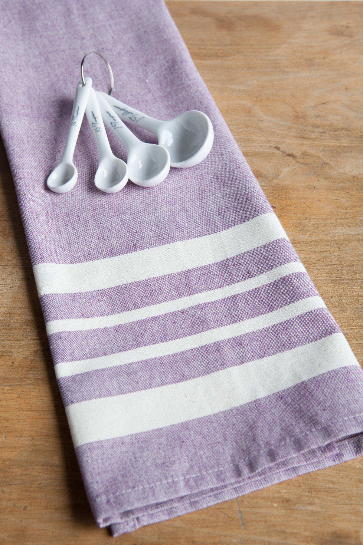 Sustainable Threads Handmade Kitchen Towels Eggplant