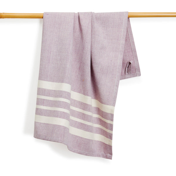 Sustainable Threads Handmade Kitchen Towels Eggplant