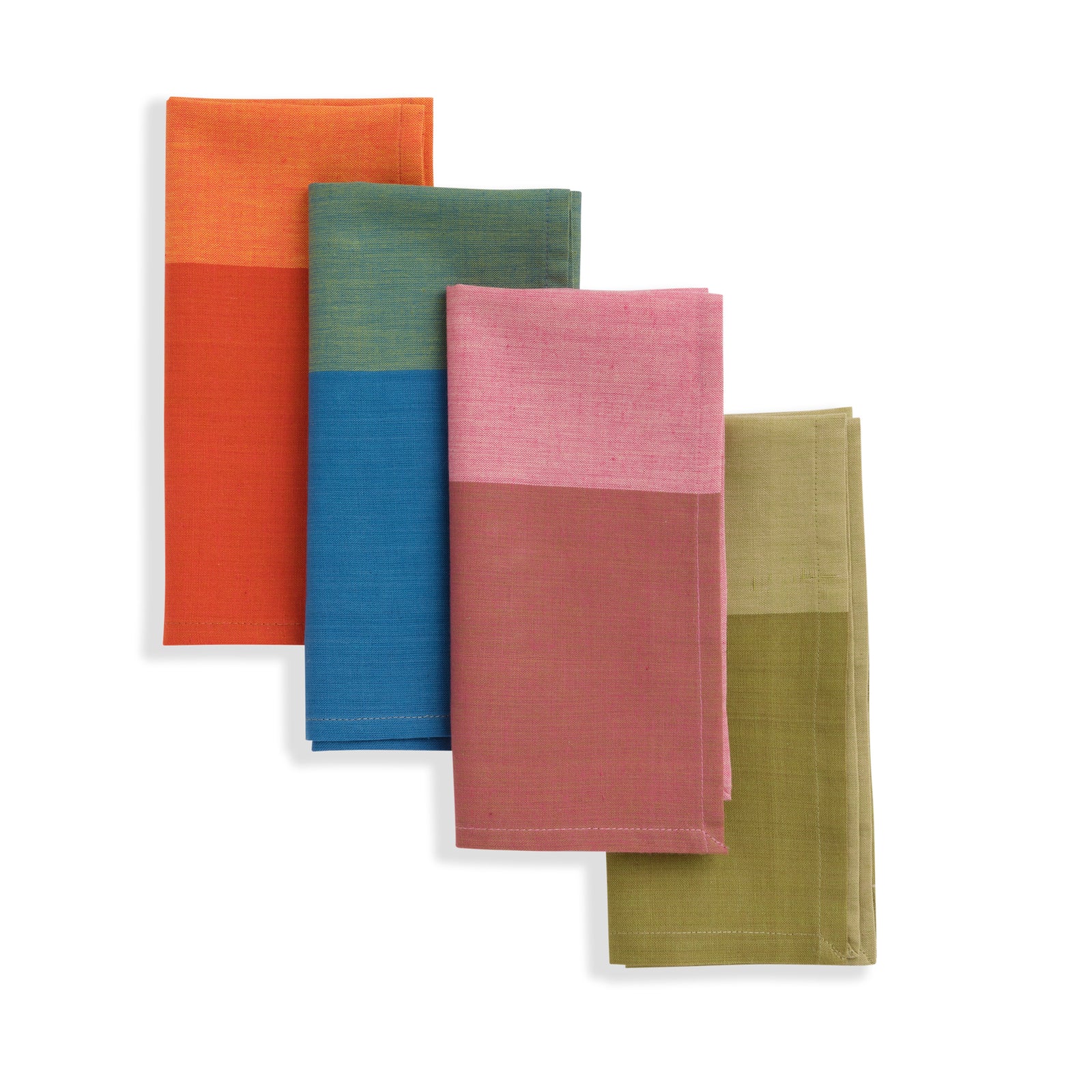 Handwoven Cotton Napkins, Set of 4 | 16" × 16" | Harmonic | Chic