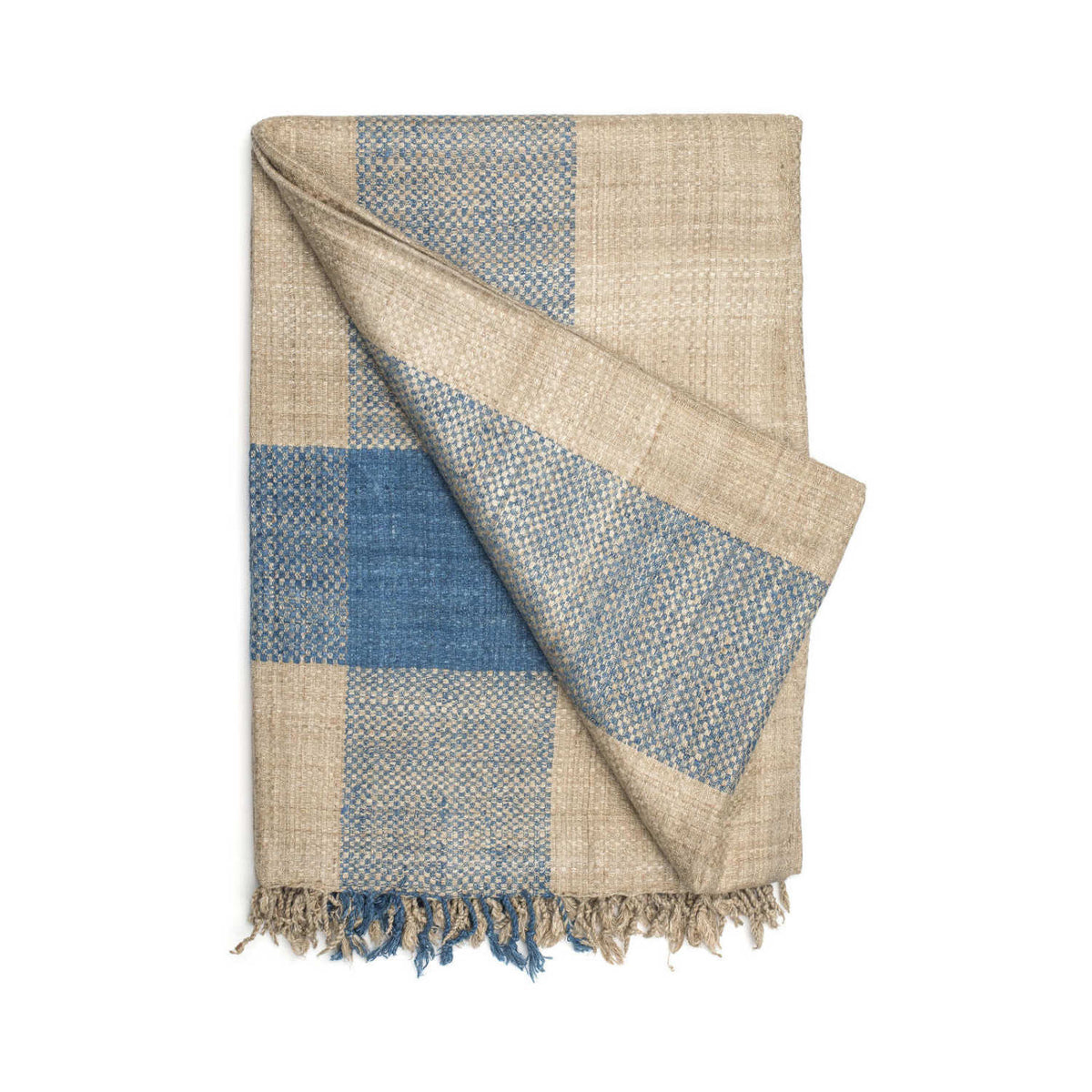 INDIGO BORDER Throw