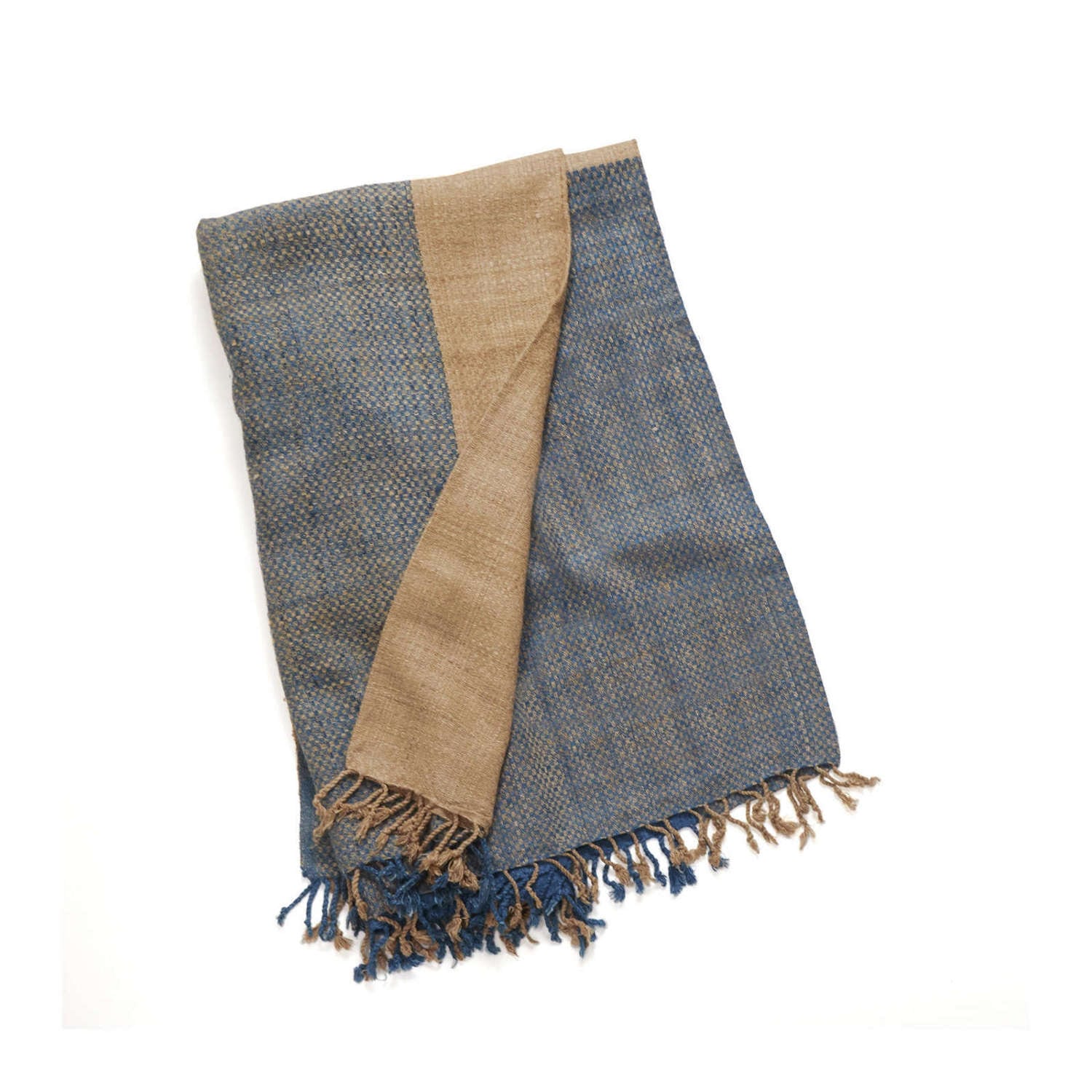 INDIGO BLOCK Throw