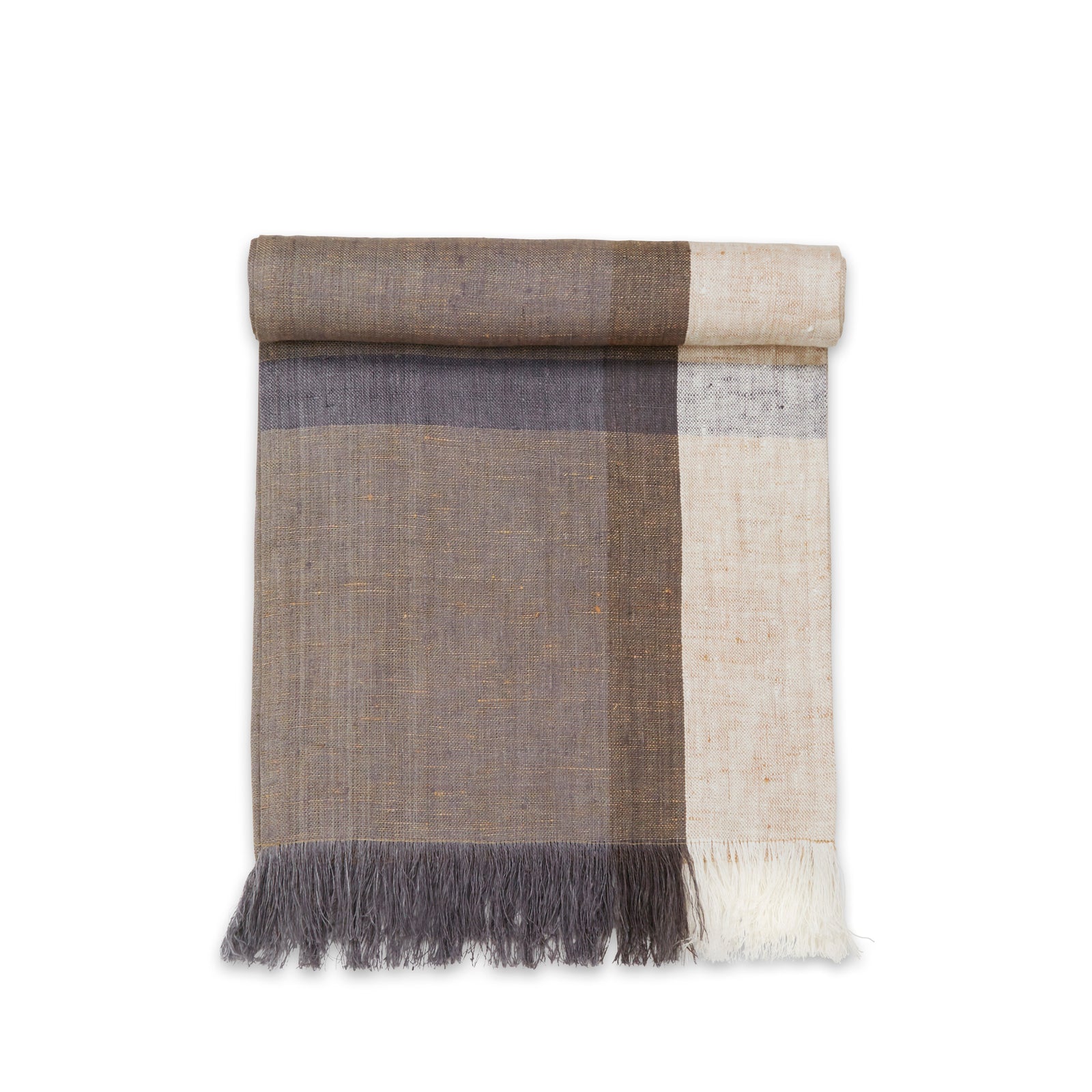 Flax Linen Table Runners | Handwoven | Cafe Con Leche
