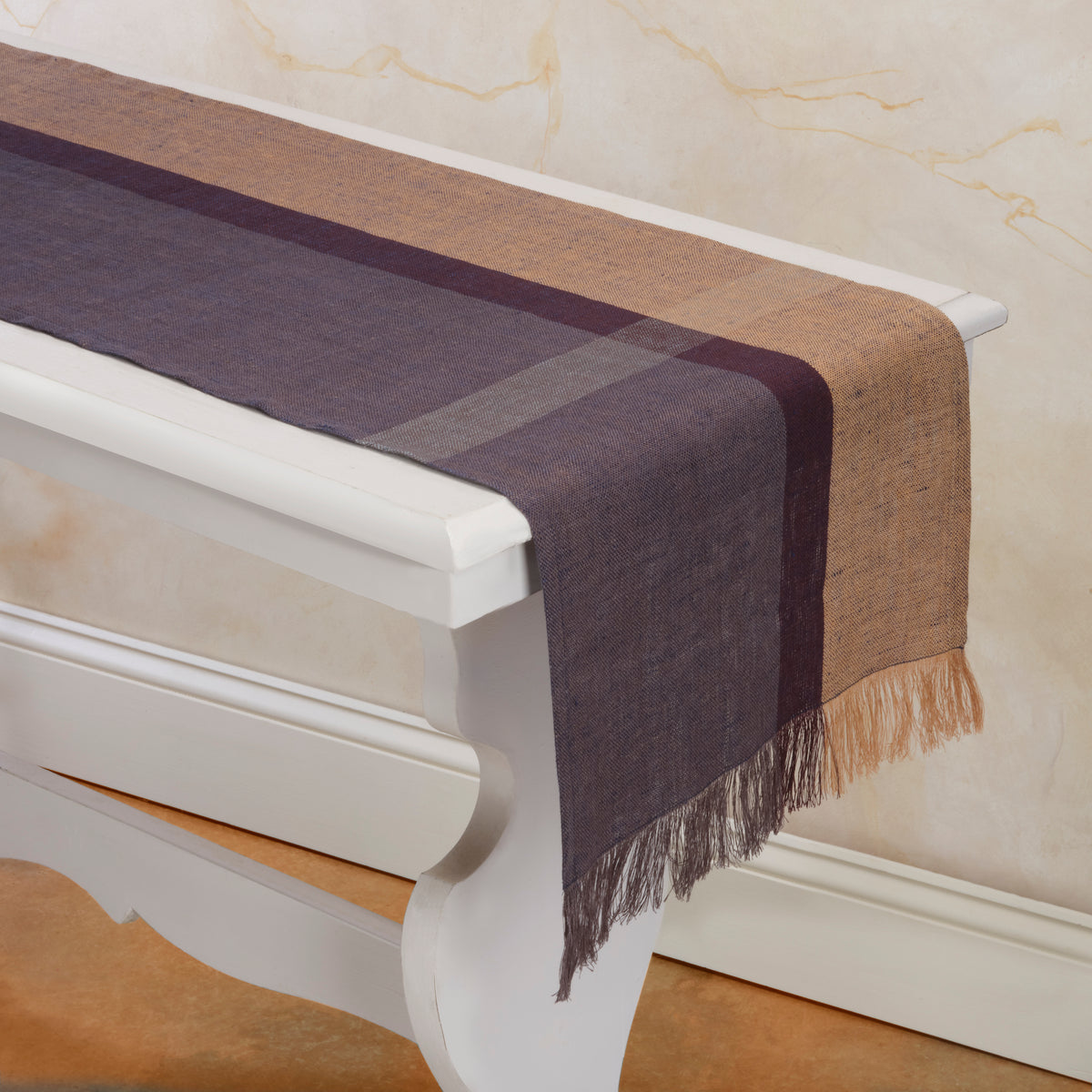 Flax Linen Table Runners | Handwoven | Wild Rice