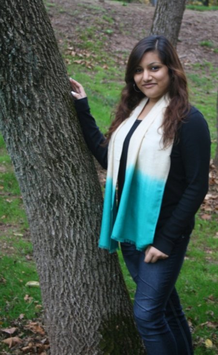 Handwoven Dip-Dyed Silk Scarves | Cruelty-Free Silk | Aquamarine