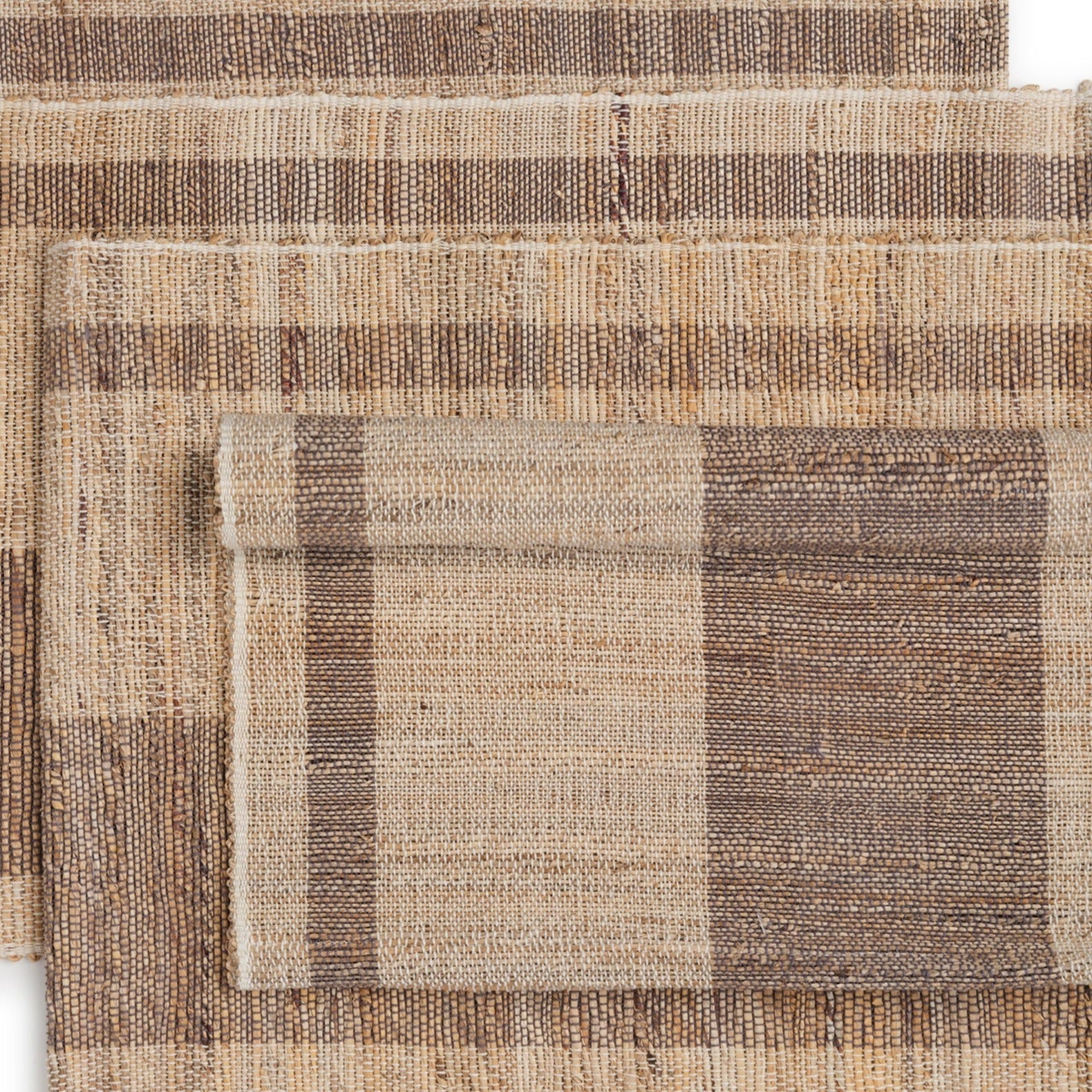 Banana Stem Fiber Placemats, Set of 4 | Handwoven & Biscotti | Sea Salt