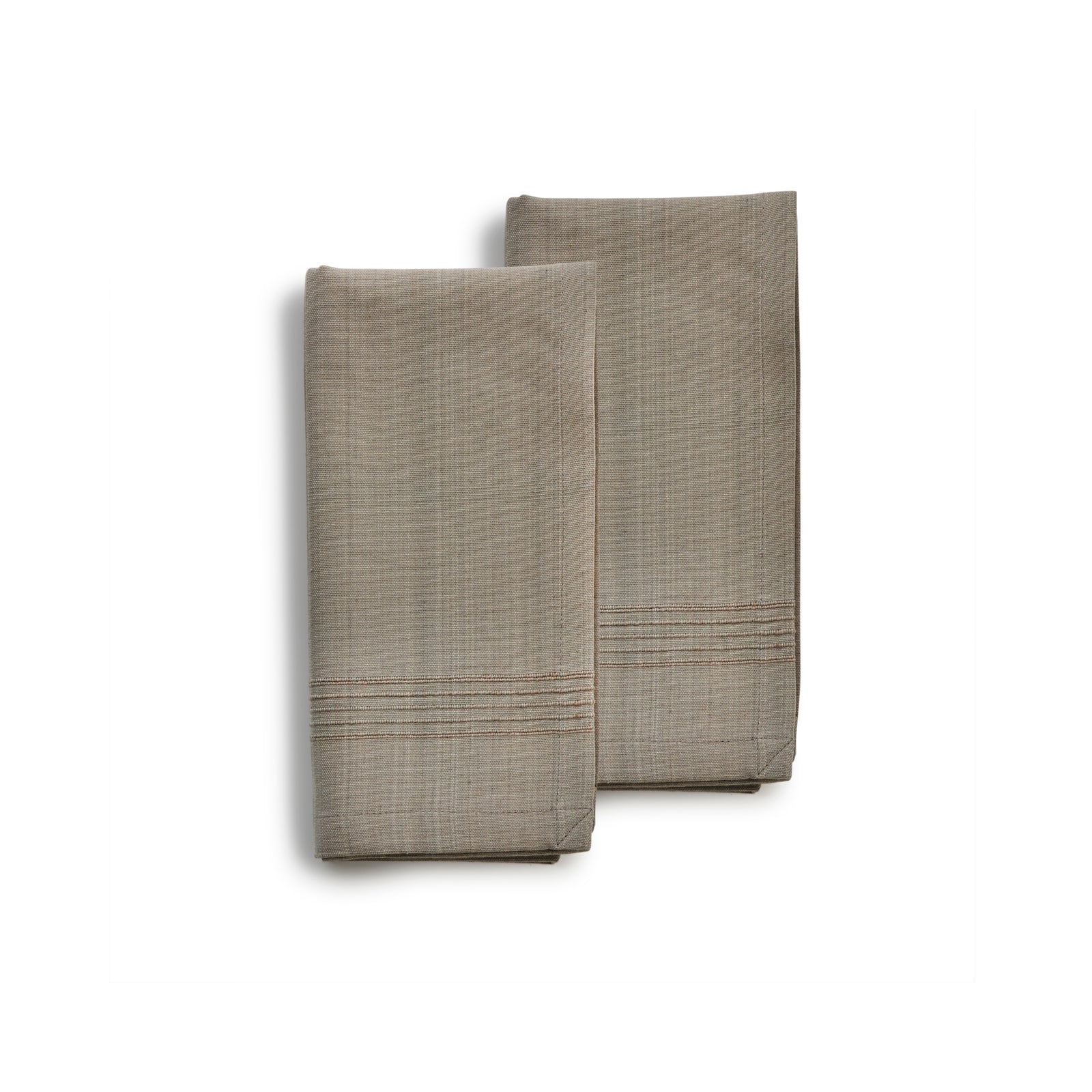 Handwoven Cotton Napkins, Set of 2 | 20" × 20" | Foundation | Cider