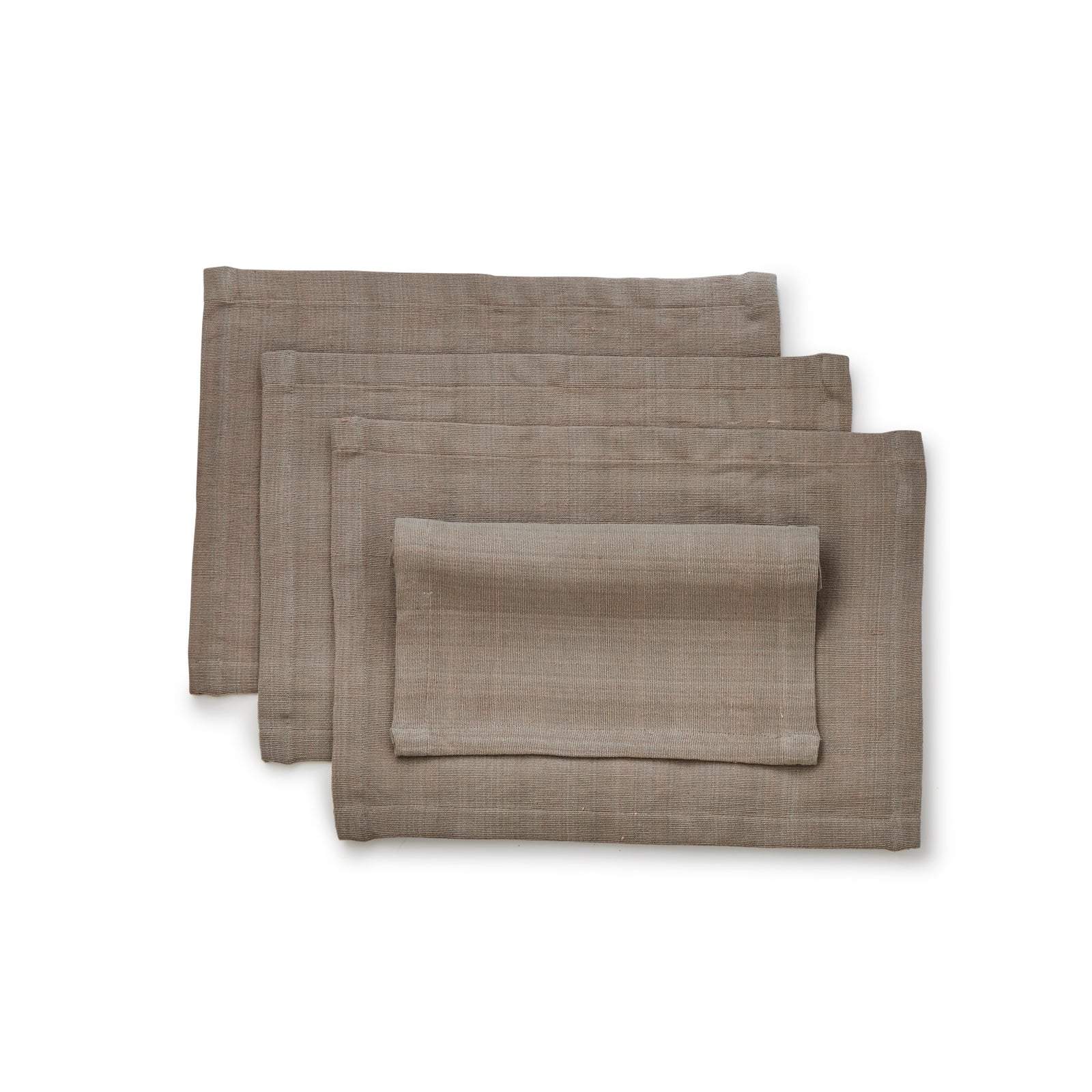 Handwoven Kora Cotton Placemats, Set of 4 | Steadfast | Cider