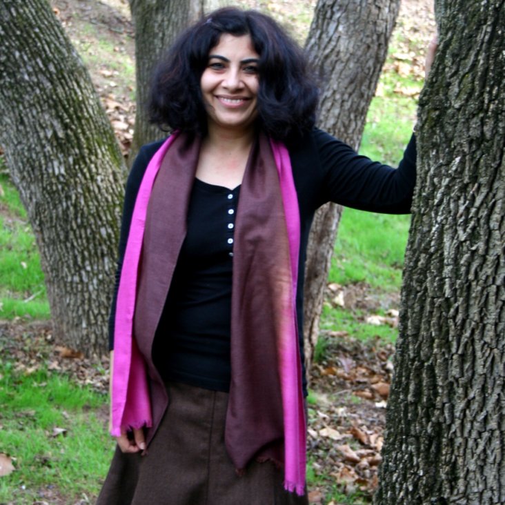 Handwoven Dip-Dyed Silk Scarves | Cruelty-Free Silk | Cotton Candy & Chocolate