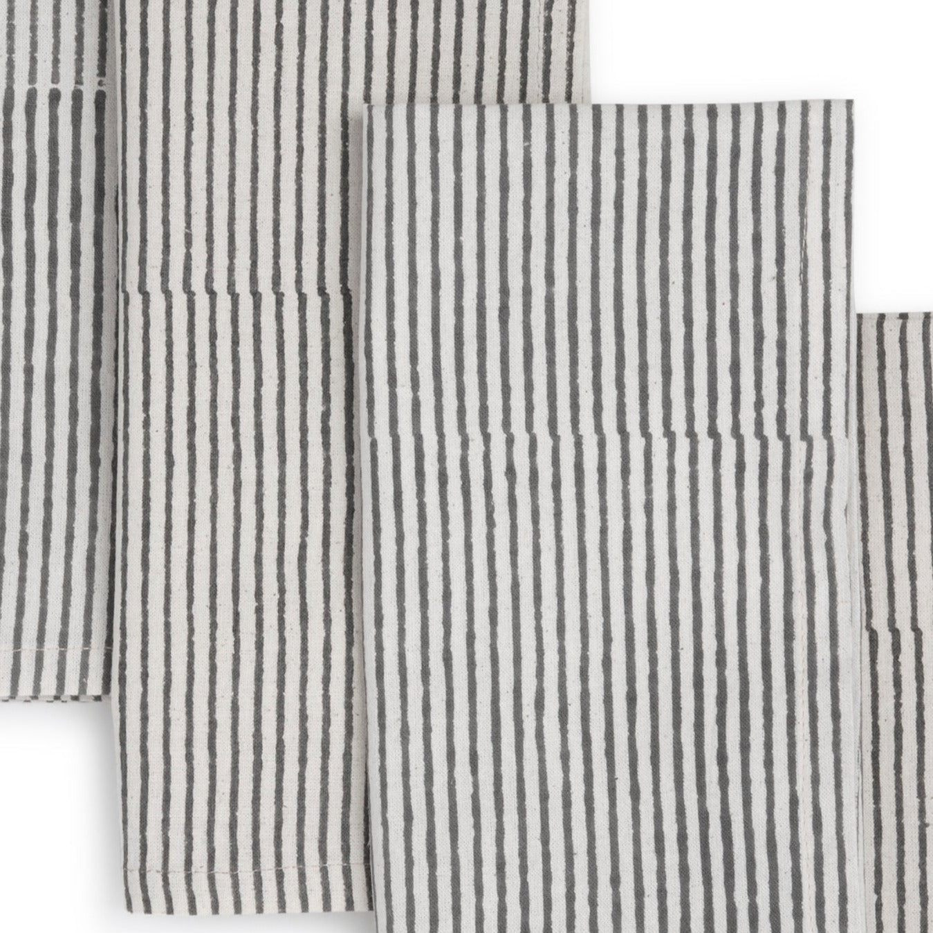 Hand Block Printed Cotton Napkins, Set of 4 | 18″×18″ | Axis | Night Sky