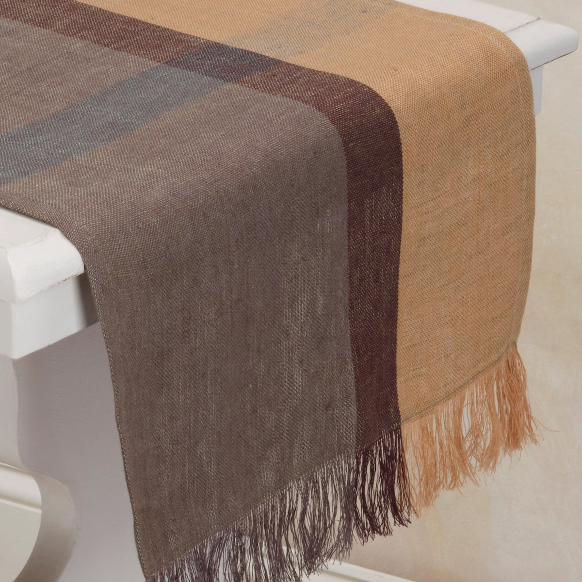 Flax Linen Table Runners | Handwoven | Olive Crostini