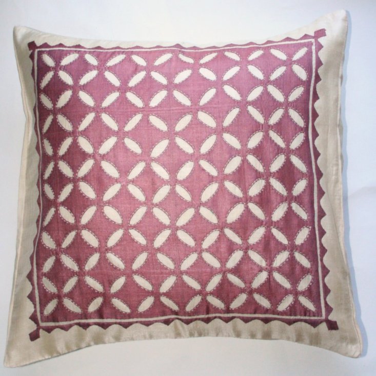 PETALS. Rose on Ivory Pillow