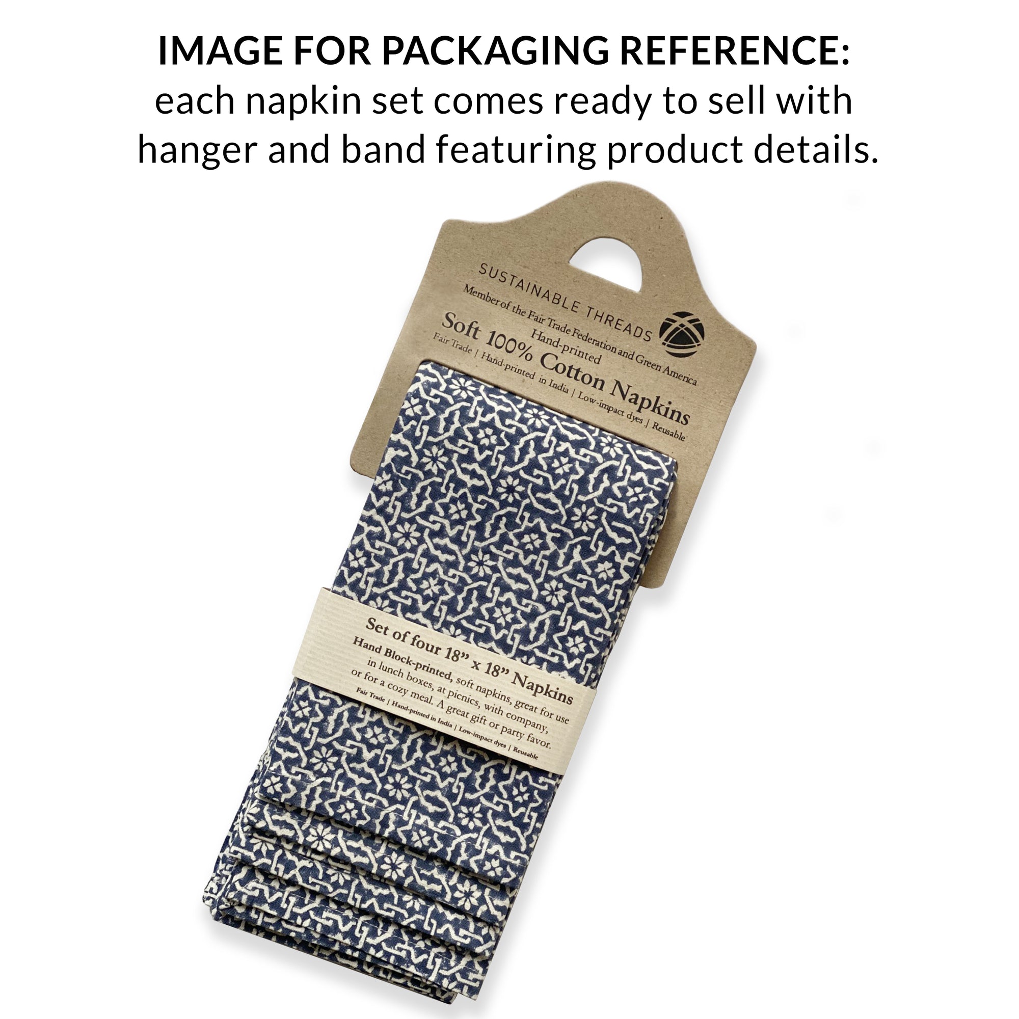 MOSAIC SAGE Napkin (set of 4)